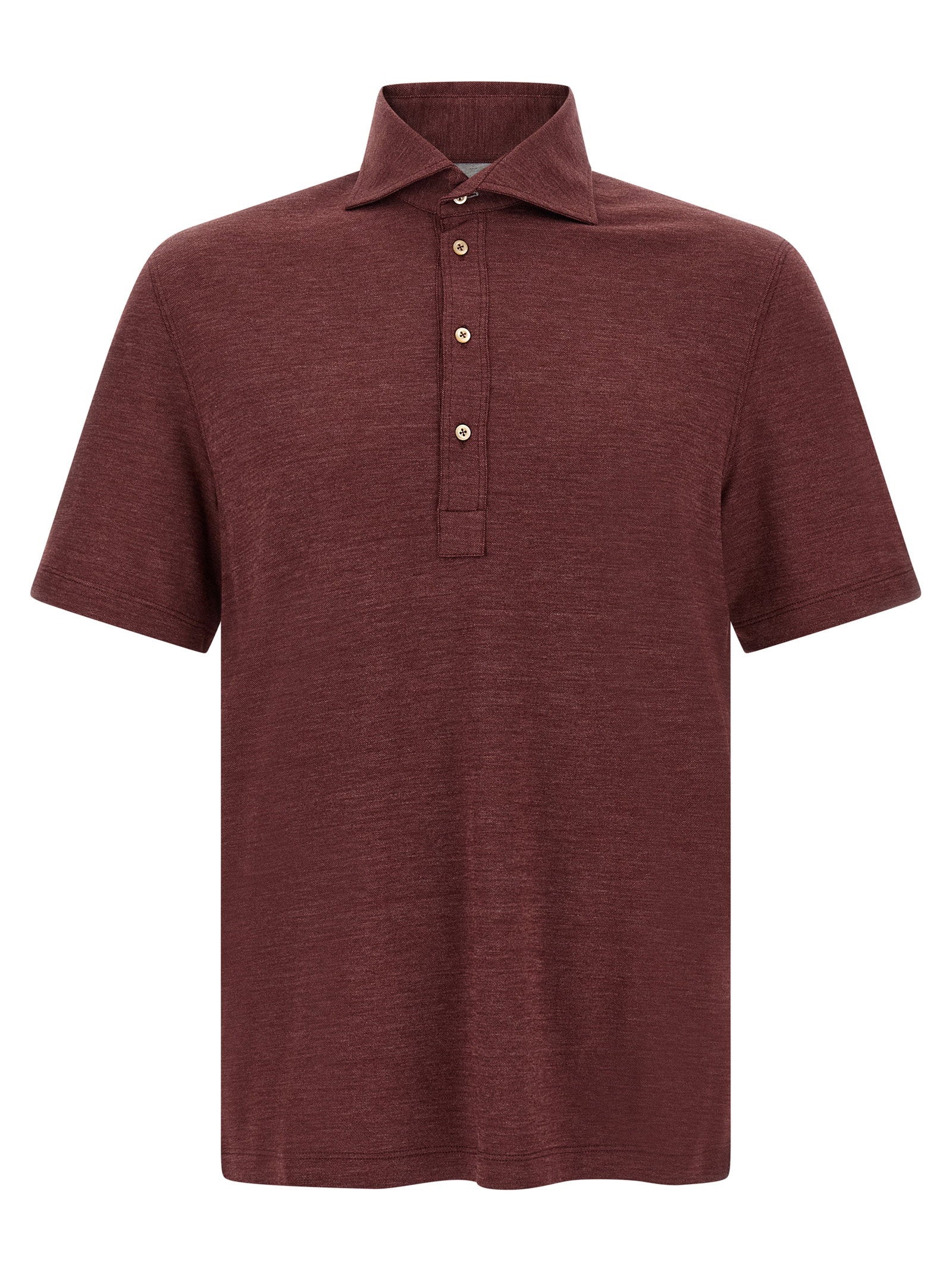 Brunello Cucinelli French Collar Polo Shirt