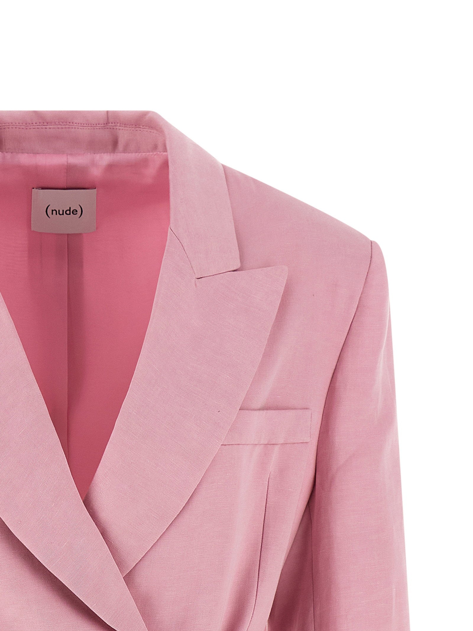 Nude Belt Blazer – 57% linen, 43% tencel - view 3