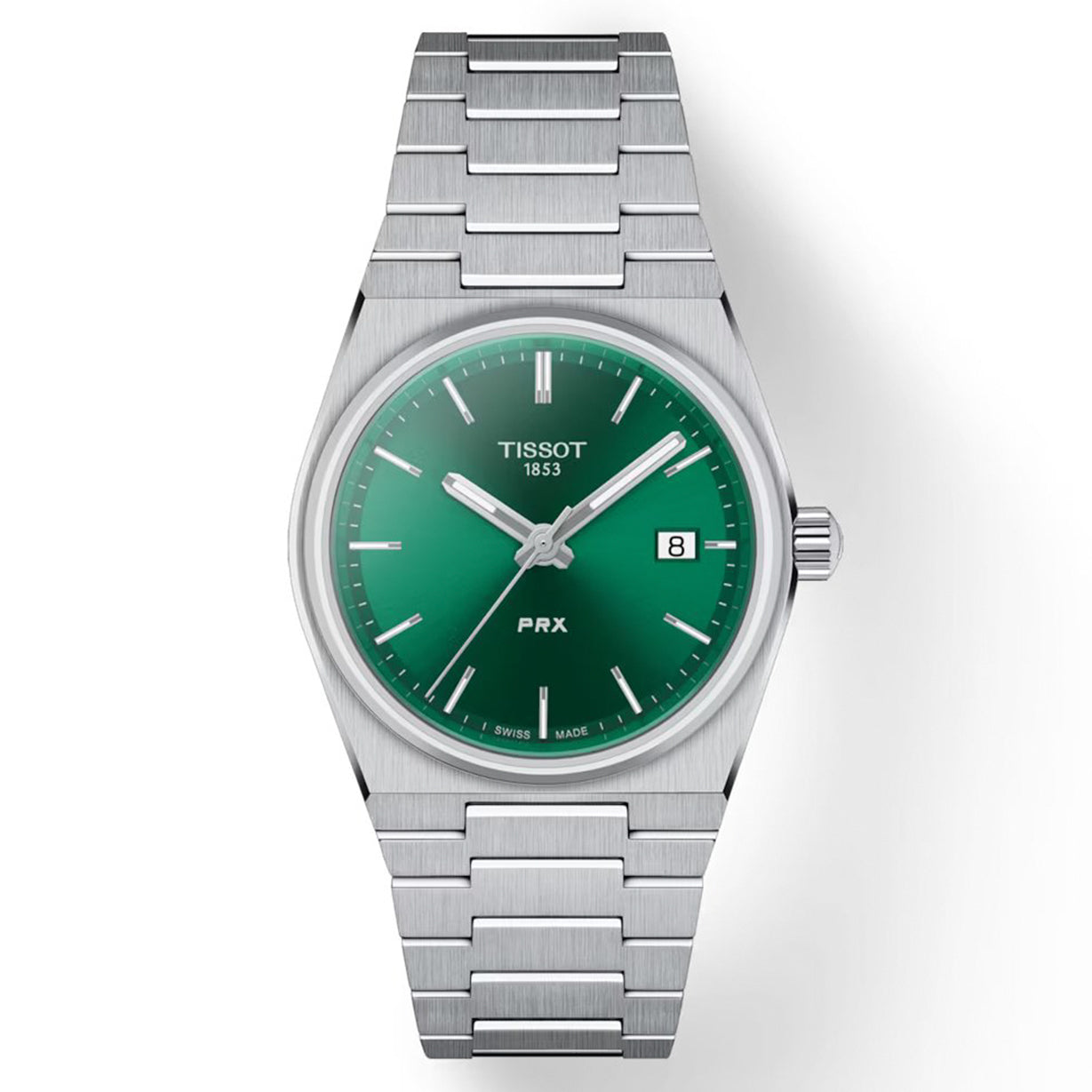 Tissot T-Classic PRX Green Dial Women 35mm T1372101108100 - view 5