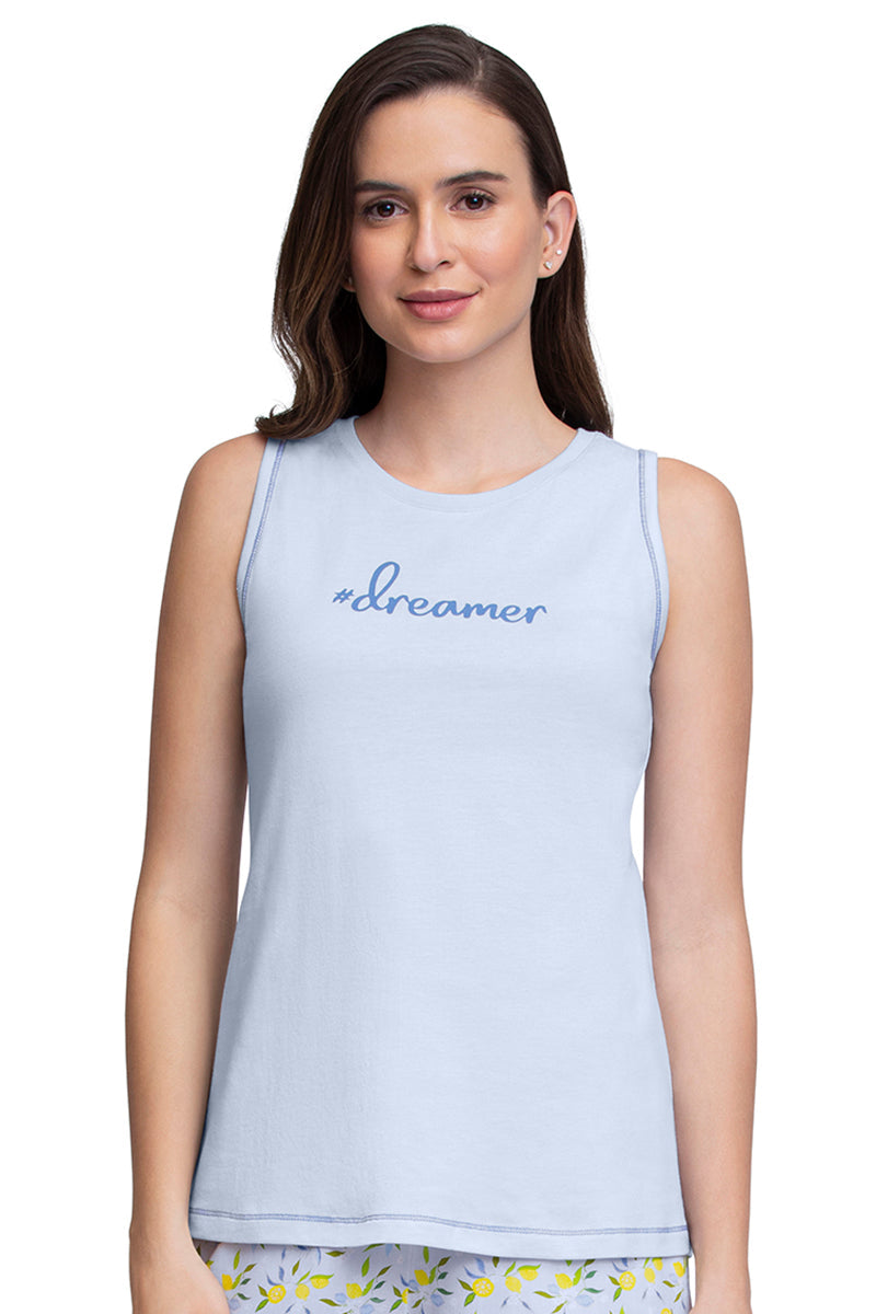Amante Sleep Tank Top - Ancient Water
