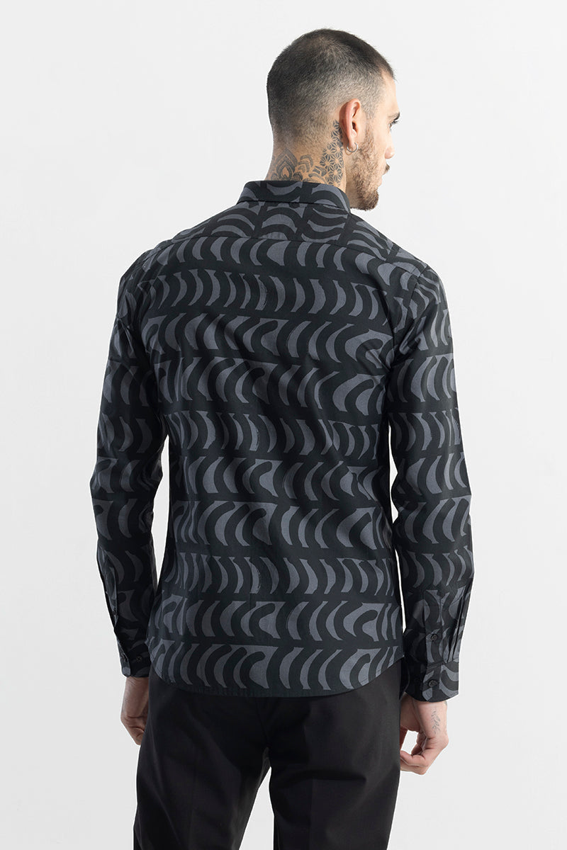 SNITCH Bracket Burst Black Shirt - view 7