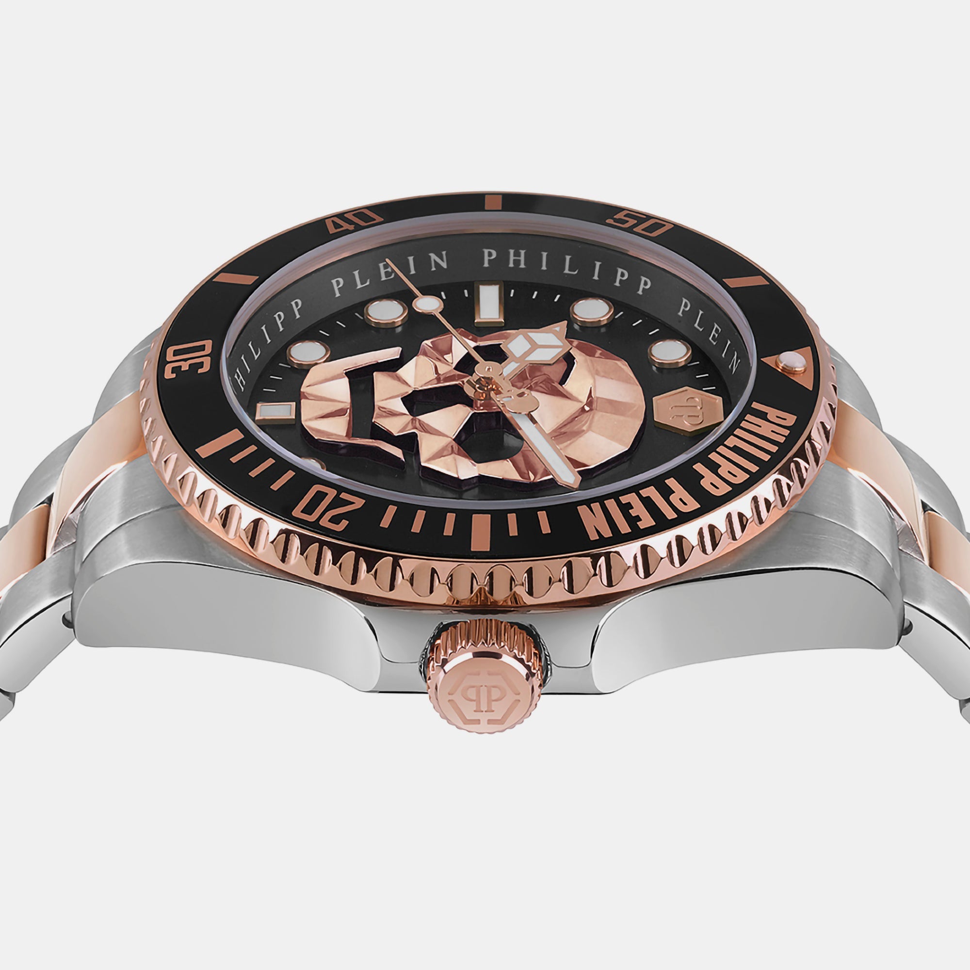 Philipp Plein $kull Men Quartz Black Dial Analog Stainless Steel Watch PWOAA0822 - view 2