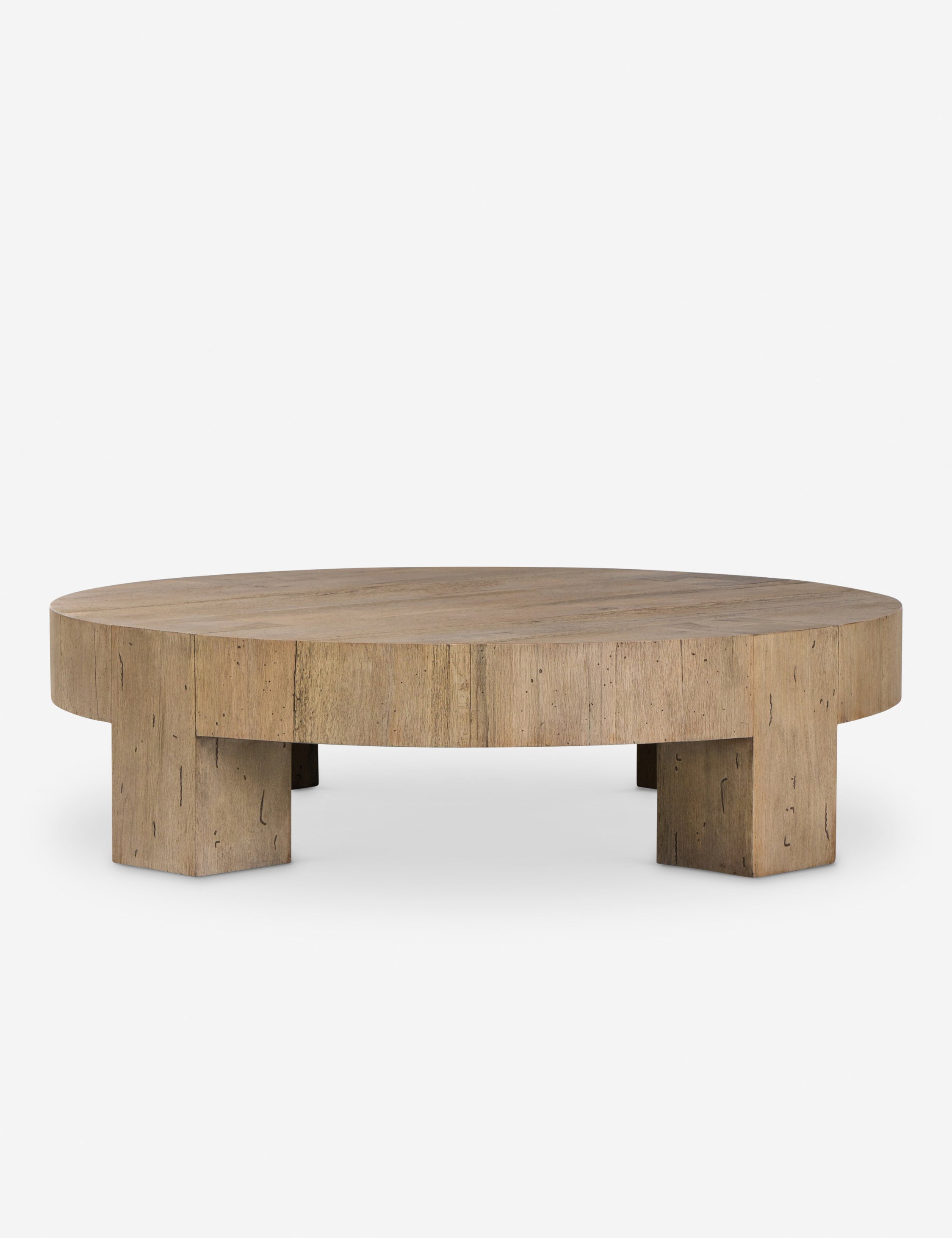 Lulu and Georgia Bevan Round Coffee Table – Natural