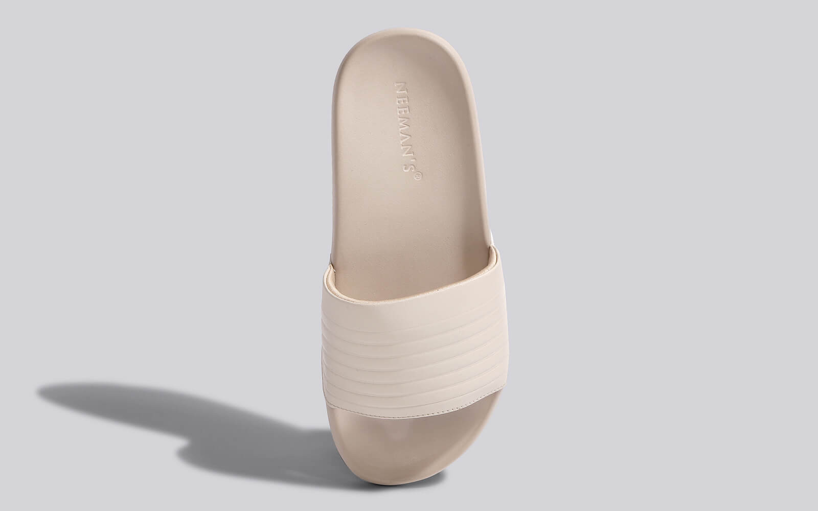 Neeman's FootBed Slides for Women : Beige - view 3
