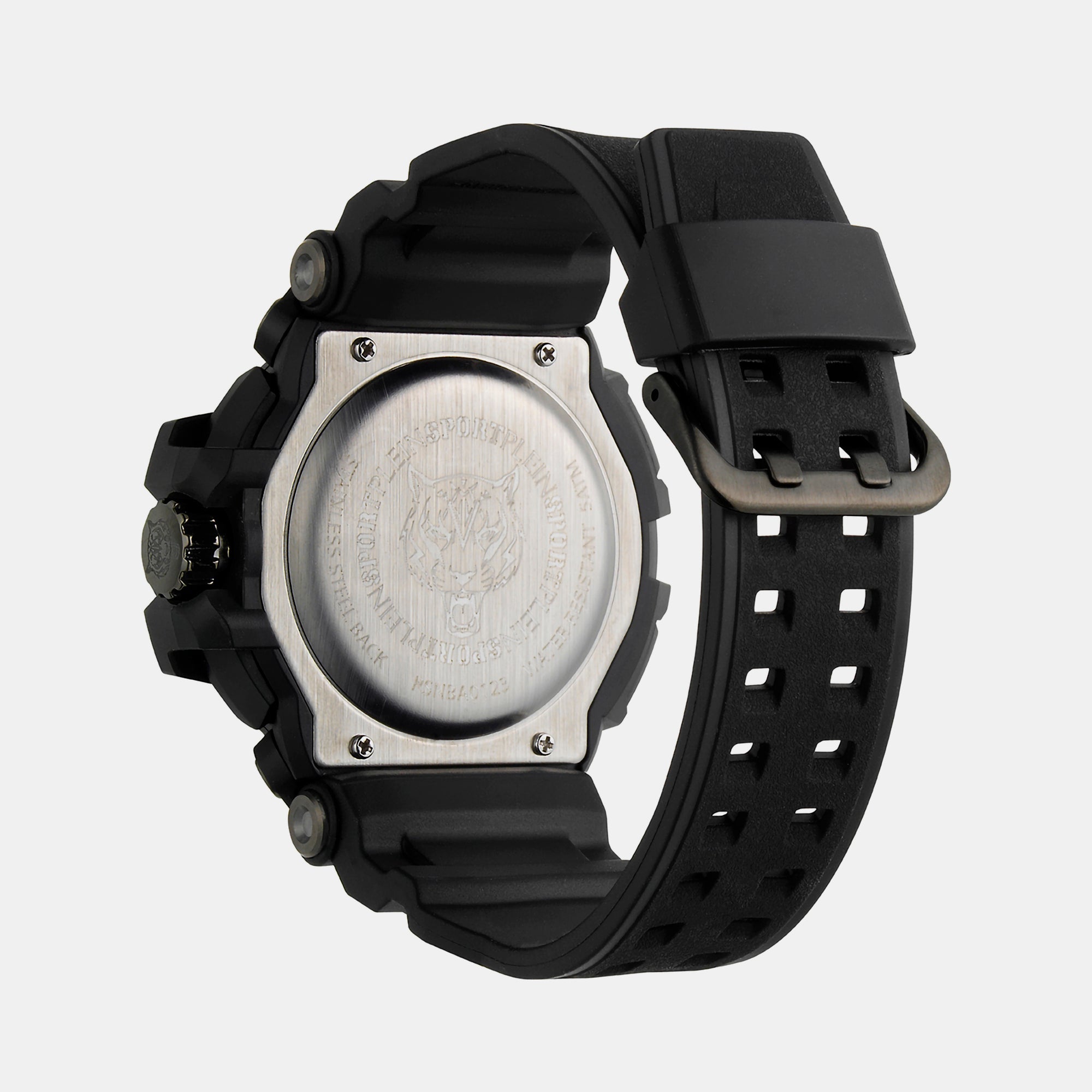 Plein Sports Combat Men Quartz Black Dial Analog-Digital Silicone Watch PSNBA0123 - view 2