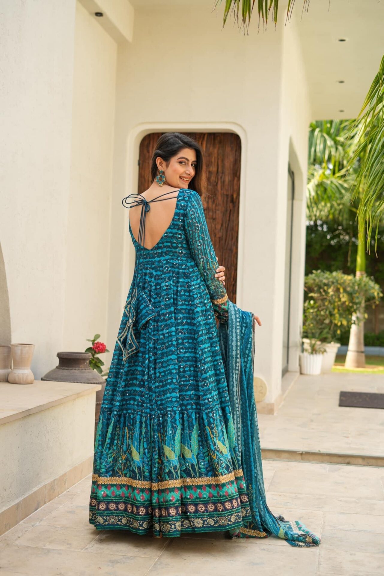 Idaho-o Whispering blue heavy maxi set - view 4