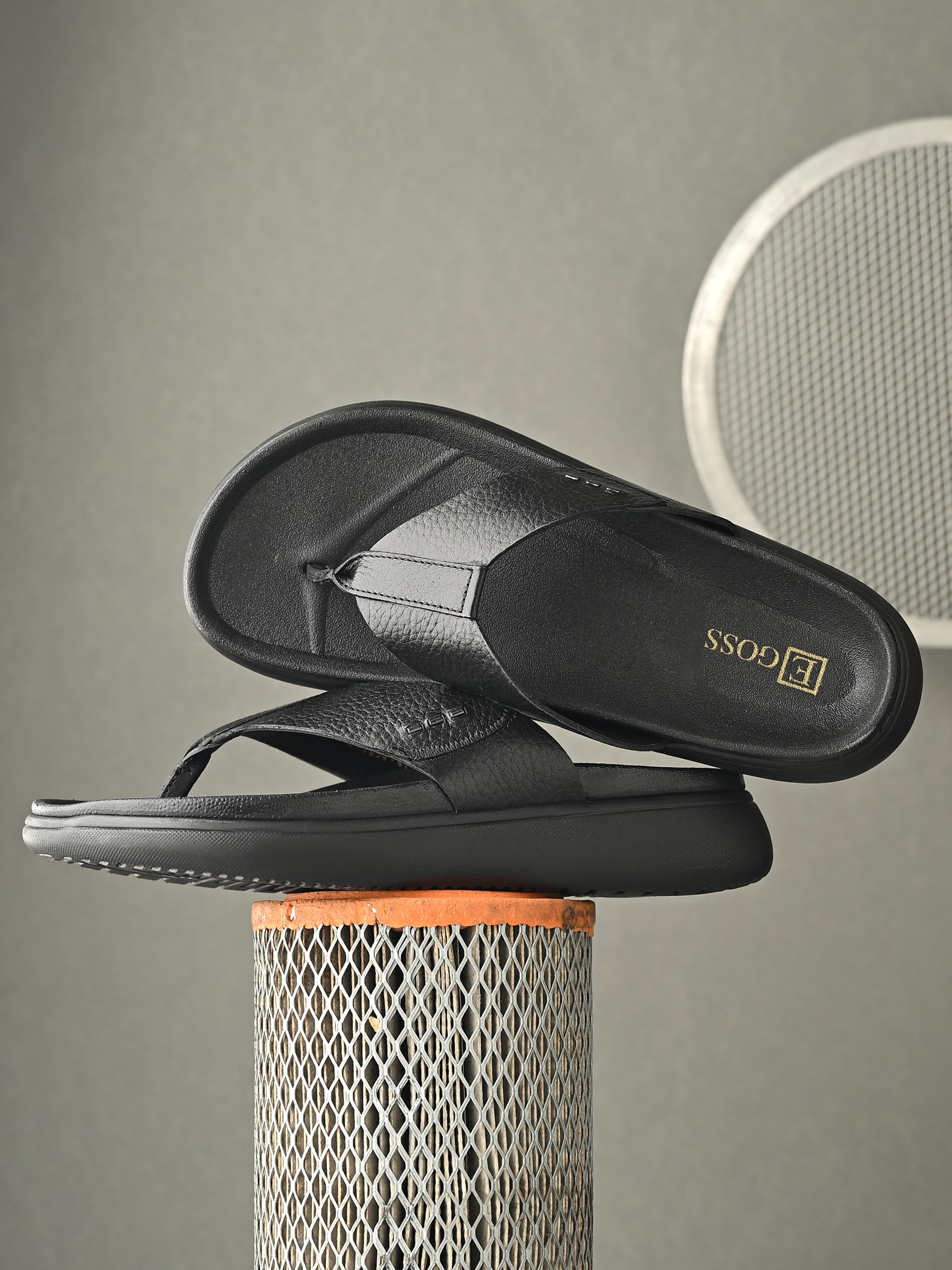 Egoss Shoes Comet Leather Slippers by Aspeerio - view 2