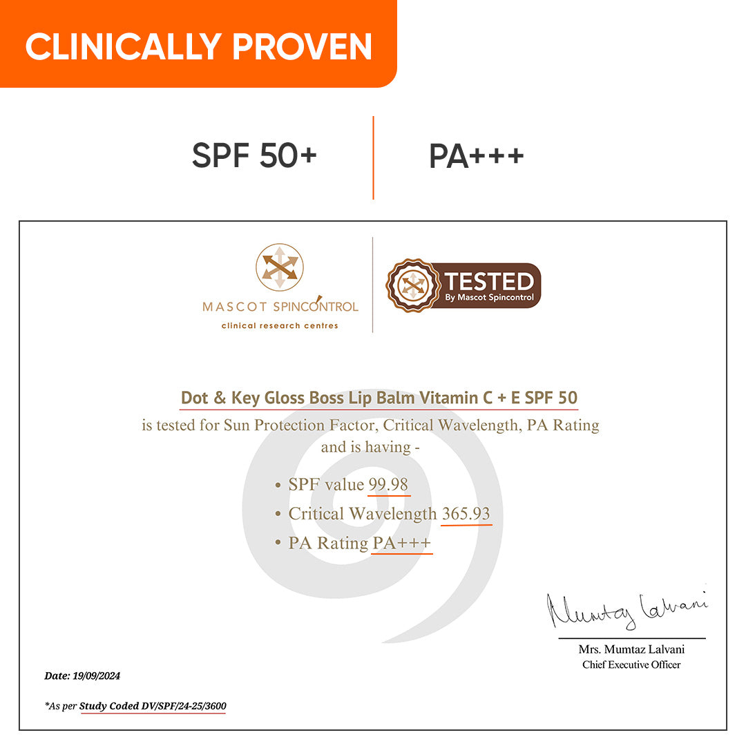 Dot & Key Vitamin C + E Lip Balm with SPF 50+ - view 57