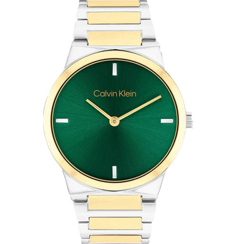 Calvin Klein Linear Elegance Green Dial Women 32mm 25100087