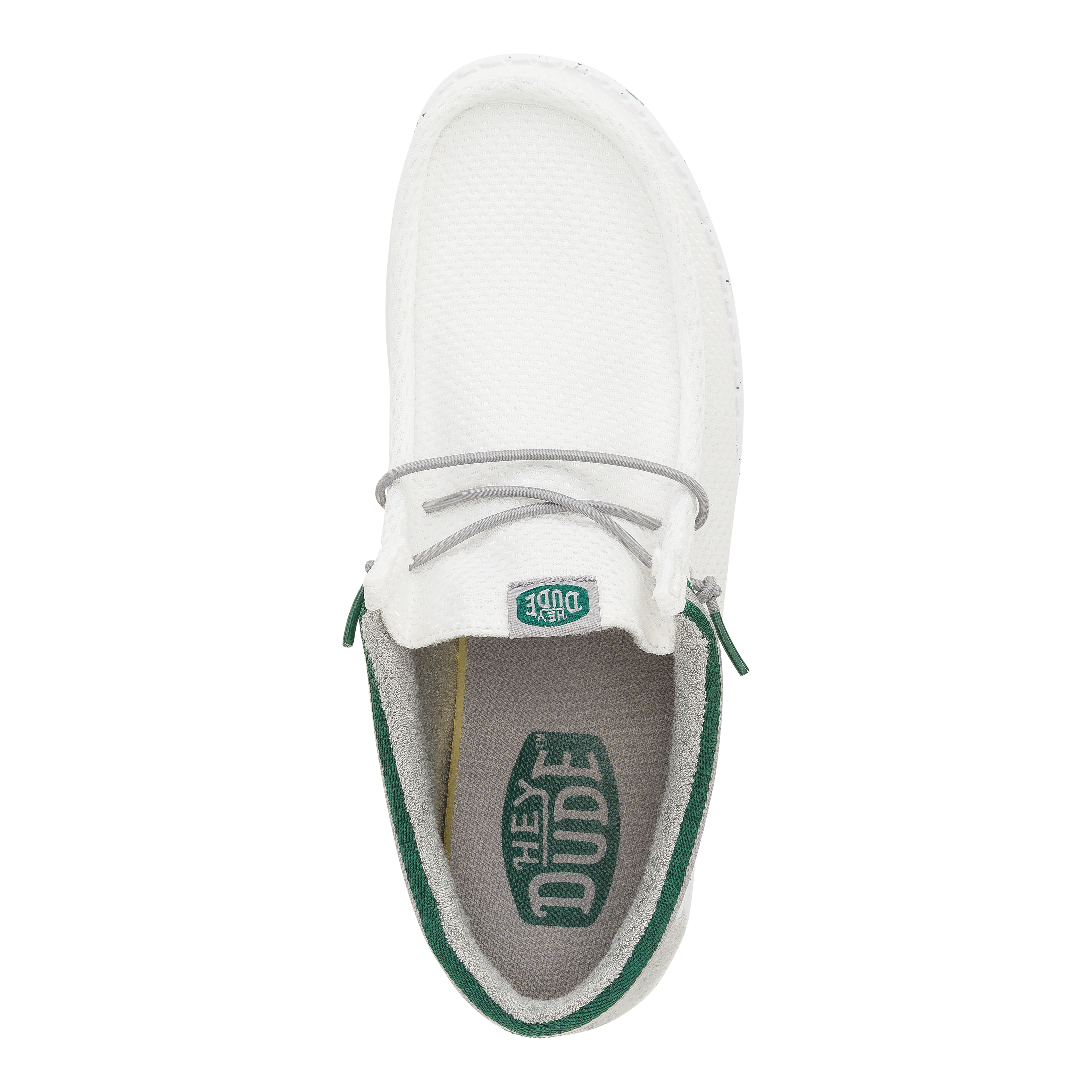 HEYDUDE shoes Wally Varsity Jersey - White Green - view 6