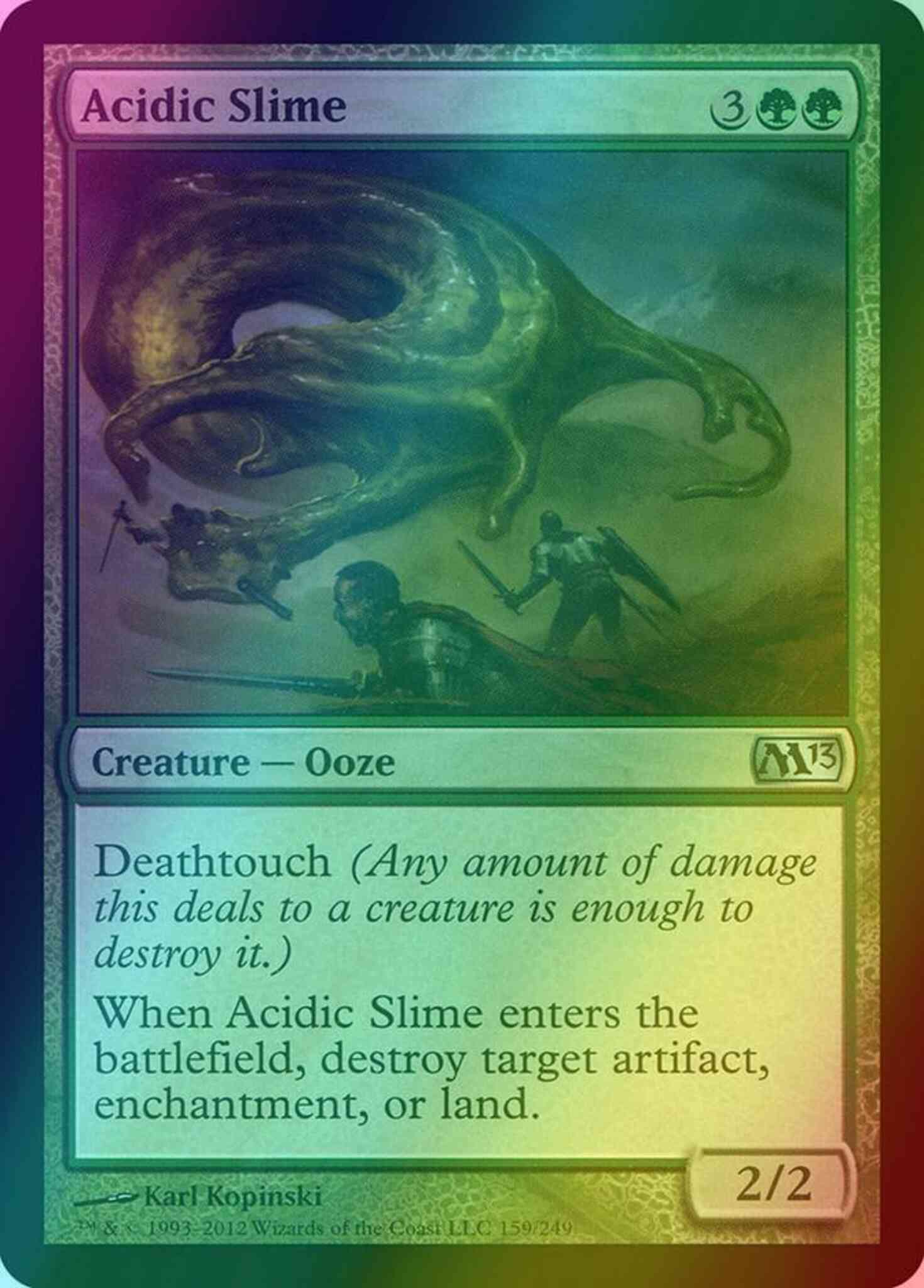 Slime 159 magic – Acidic Slime [159] [Magic 2013] [Foil]