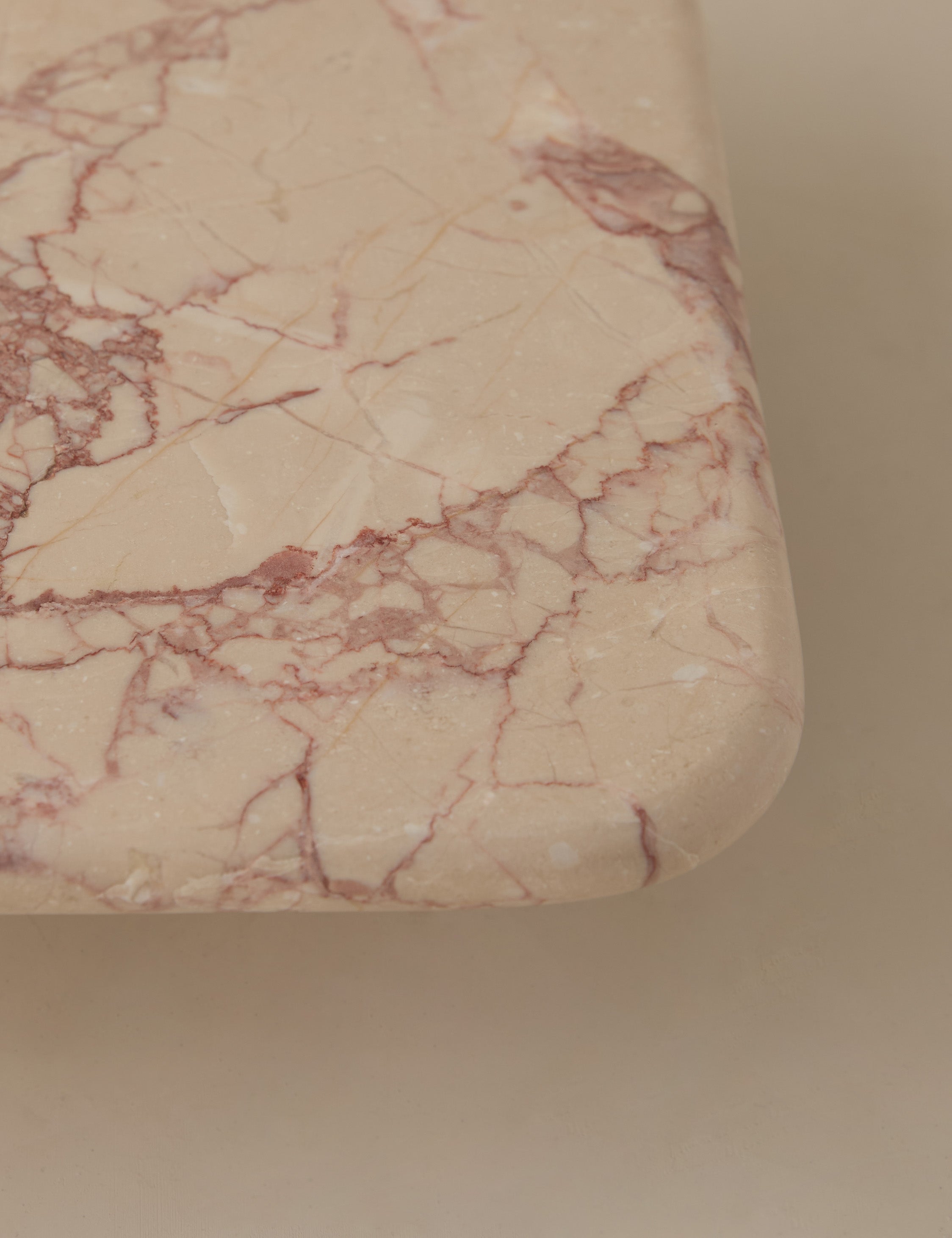 Lulu and Georgia Lusine Square Marble Serving Stand - view 7