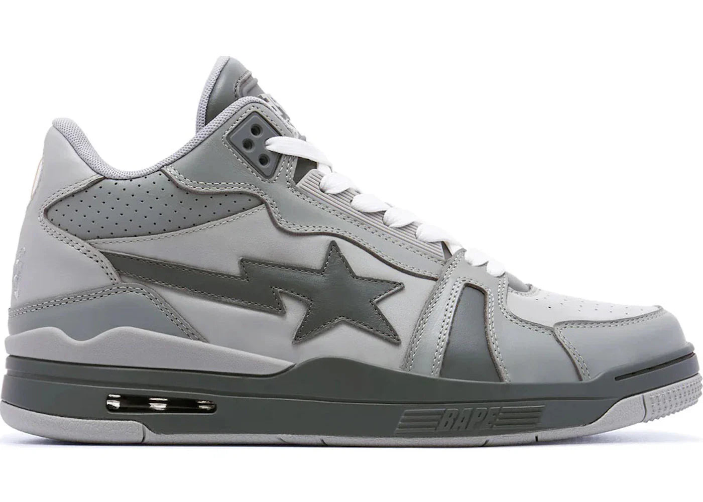 BAPE A Bathing Ape Clutch Sta Grey