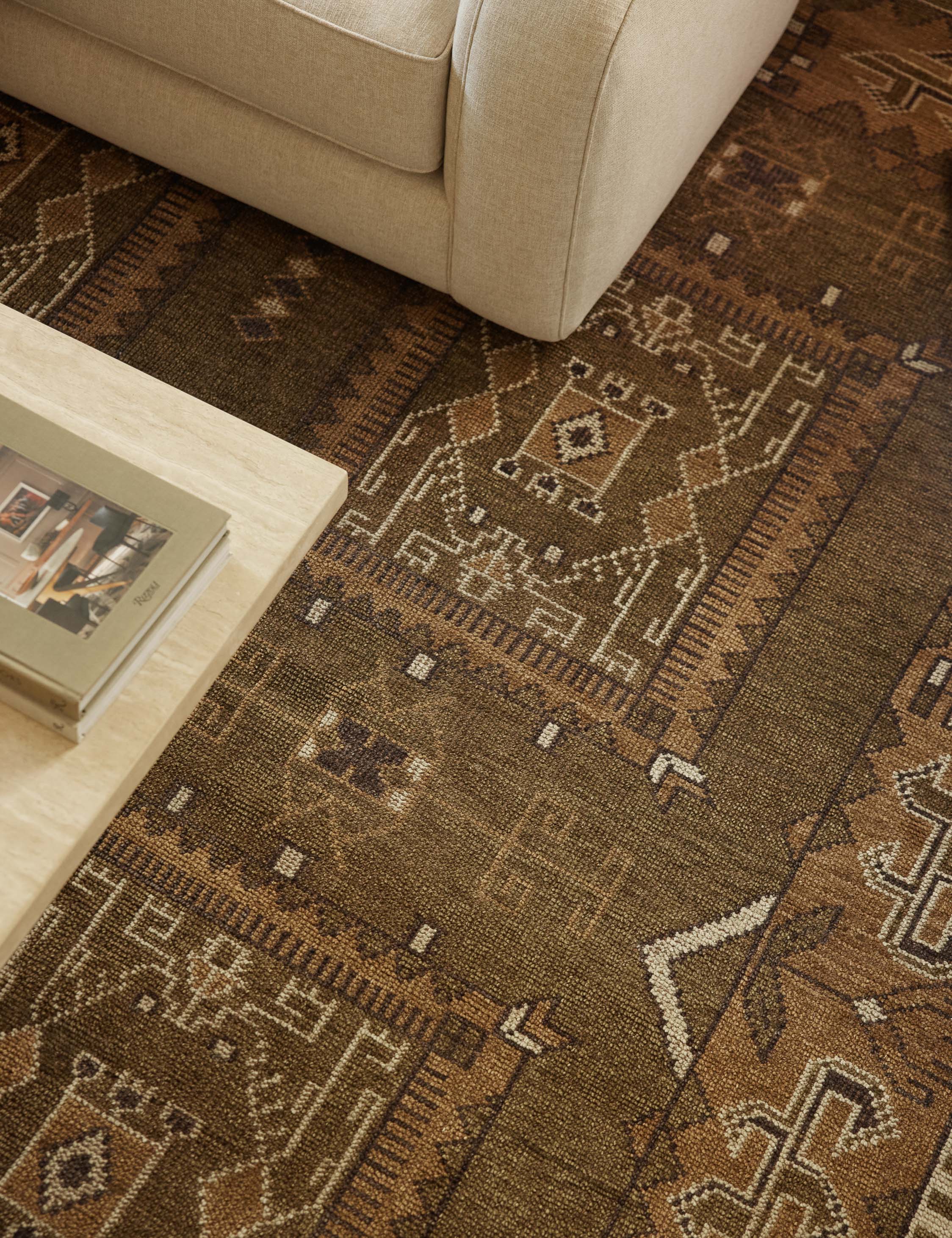 Lulu and Georgia Tahj Hand-Knotted Wool Rug - view 4