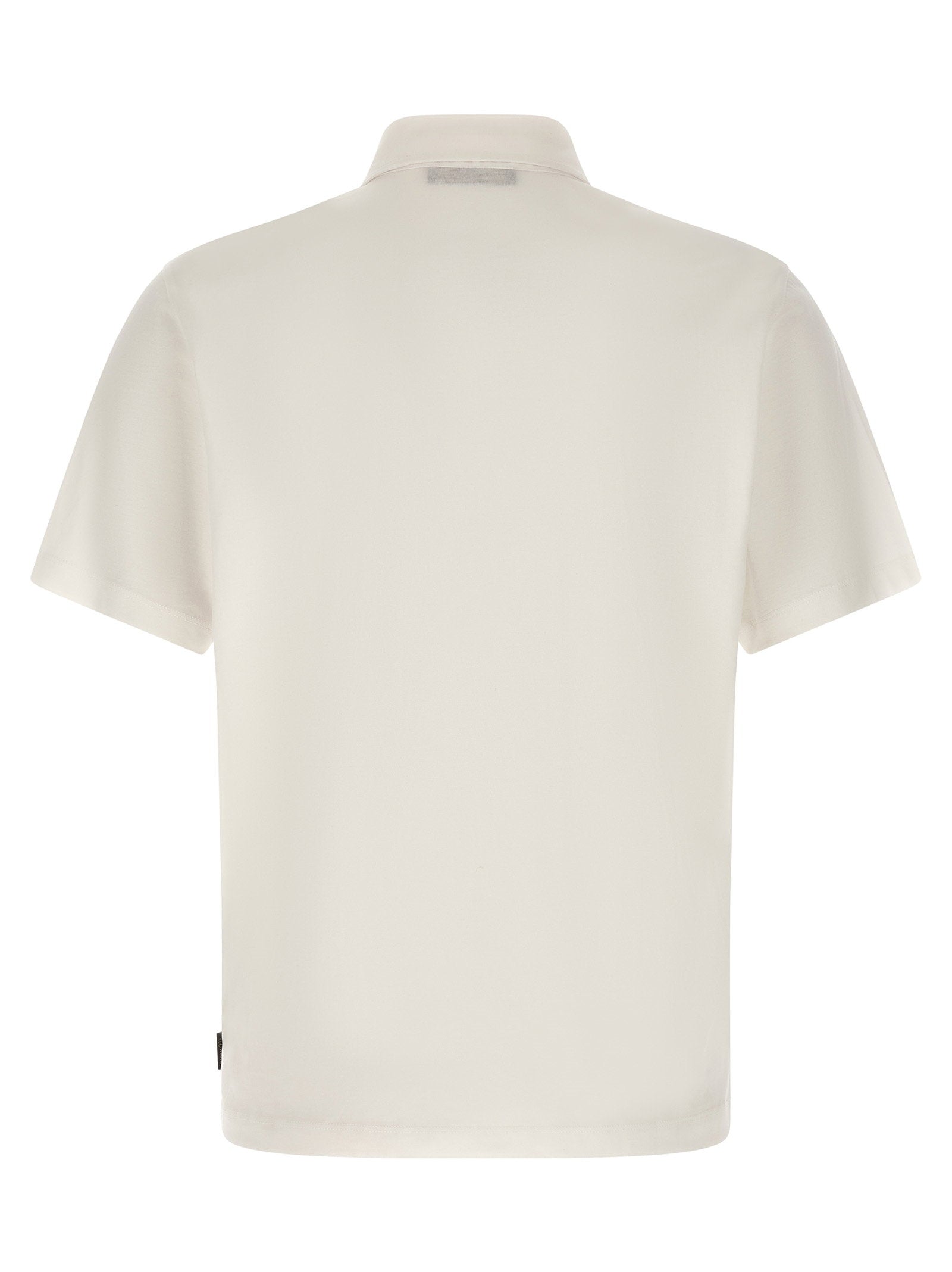 Zanone Cotton Silk Polo Shirt – 70% cotton, 30% silk - view 2