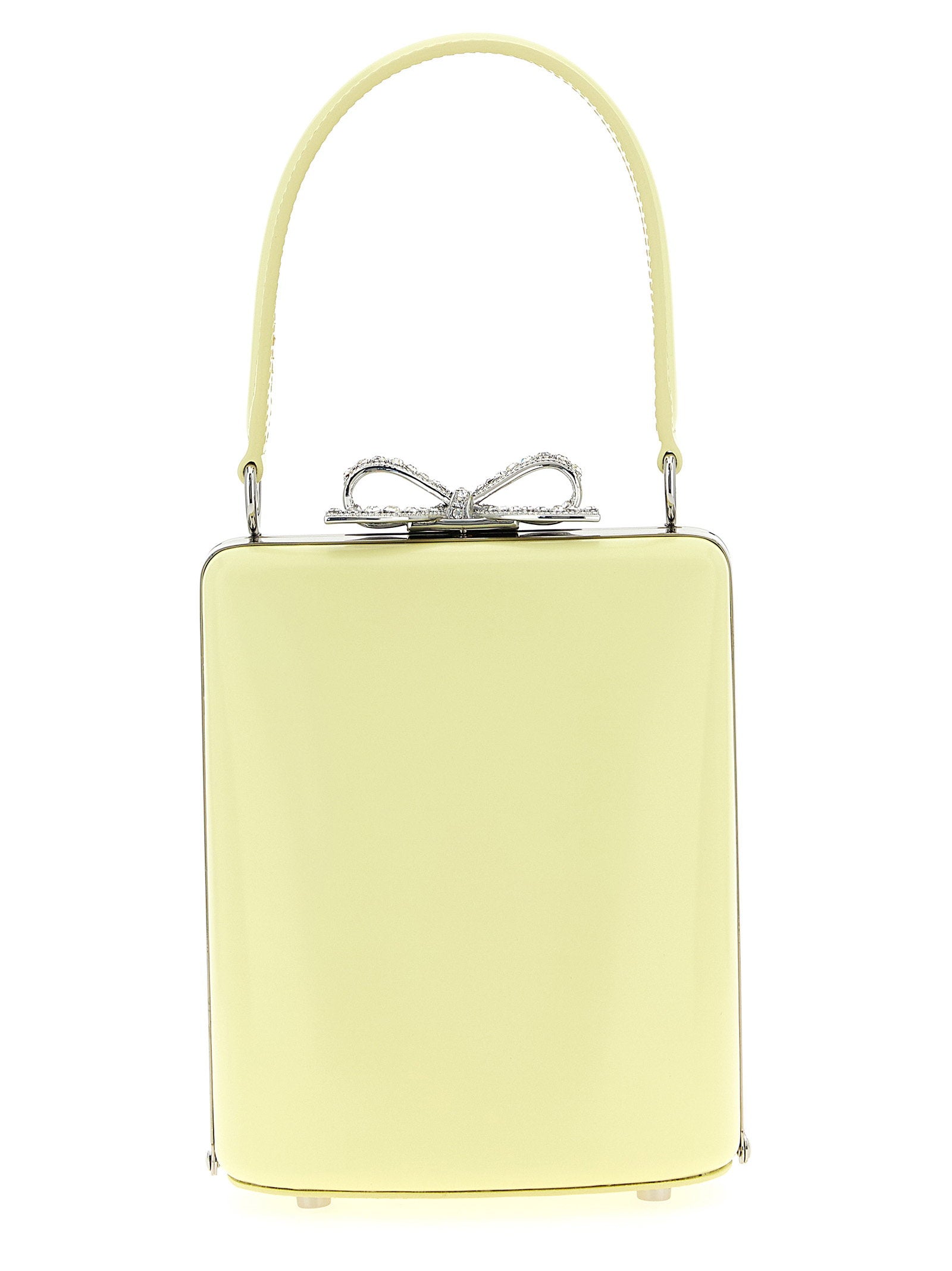 Self-Portrait Yellow Leather Bag Handbag – 100% leather