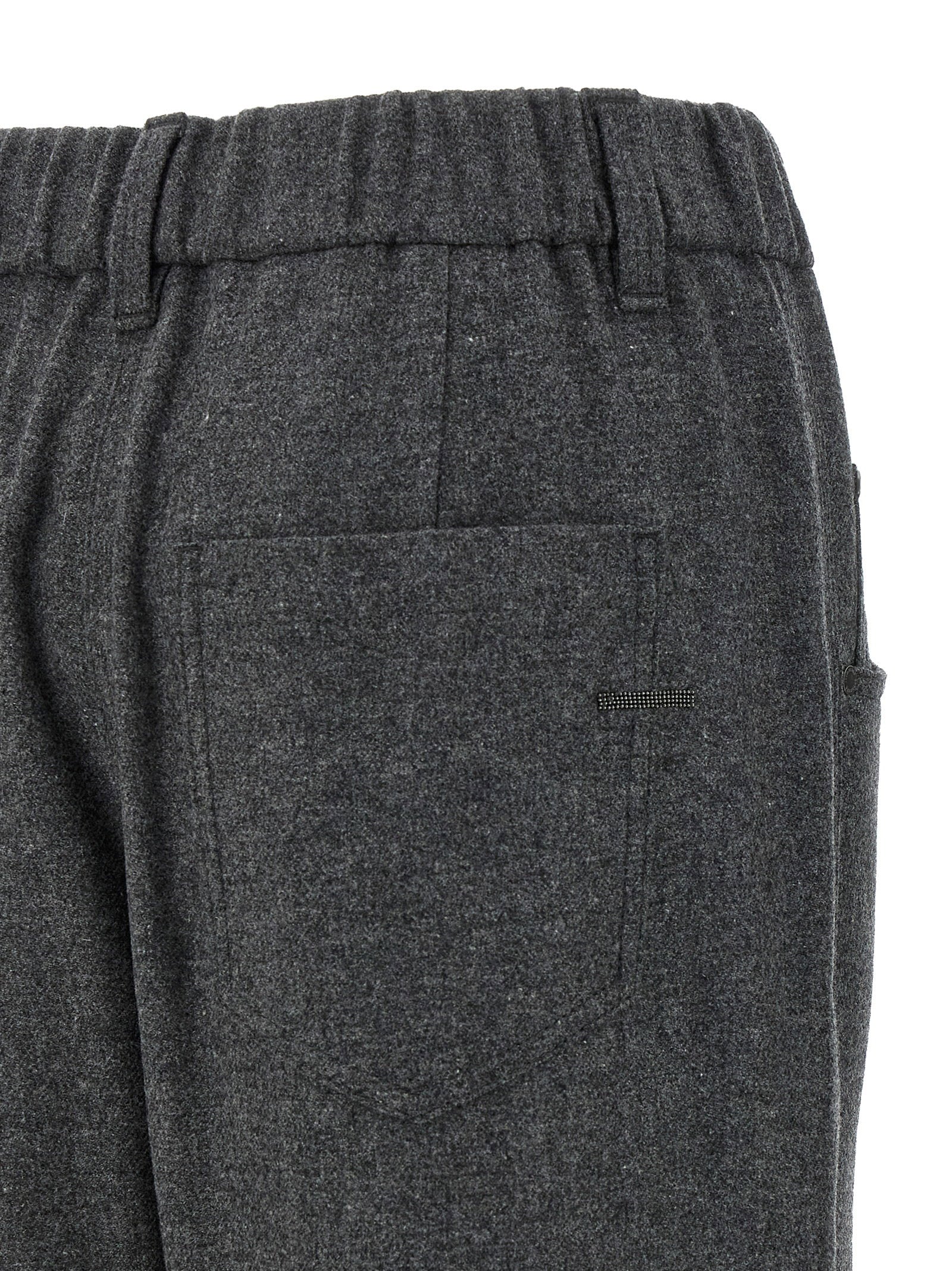 Brunello Cucinelli Wool And Cashmere Pants - view 4