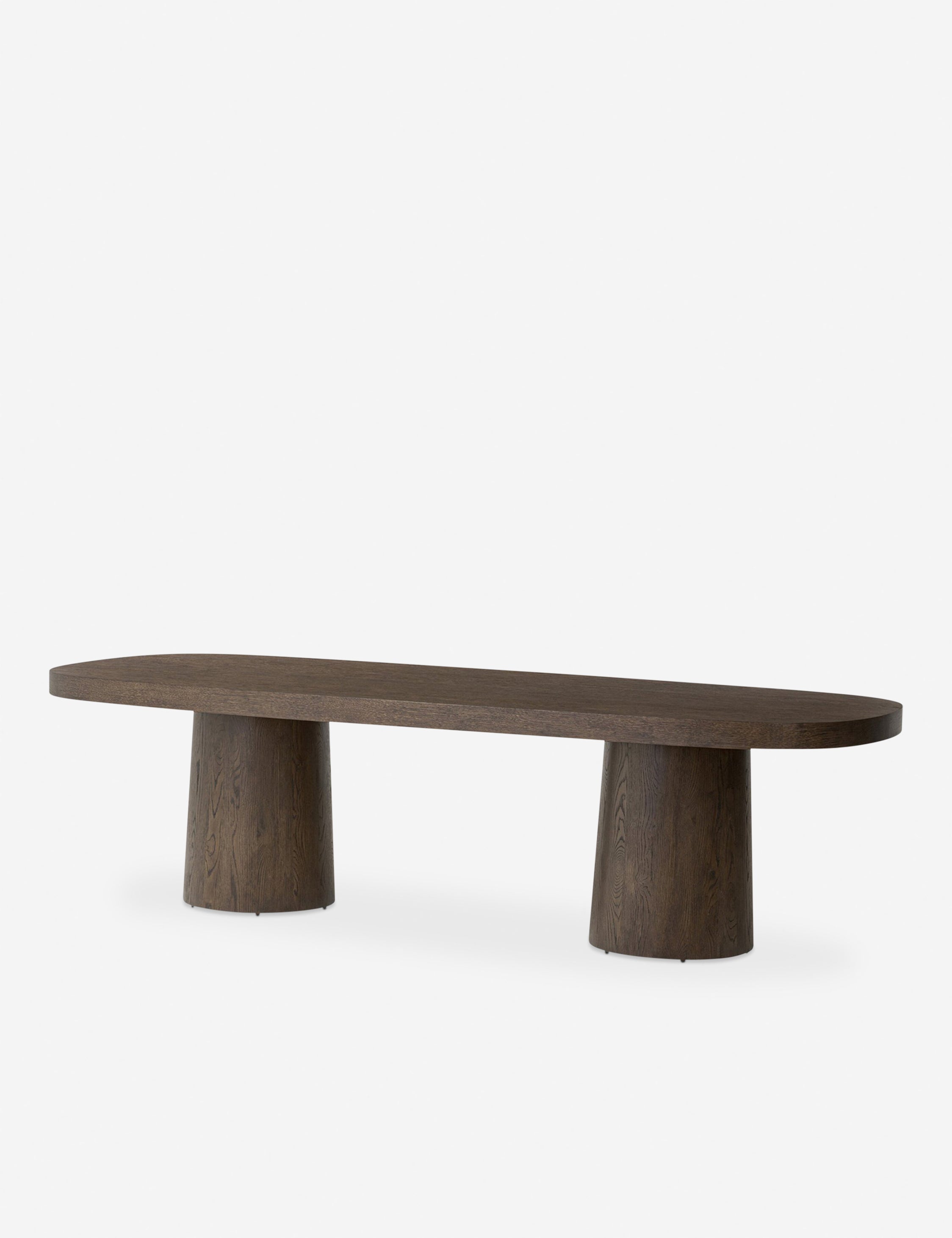 Lulu and Georgia Rosaldo Oval Dining Table – Brown Oak