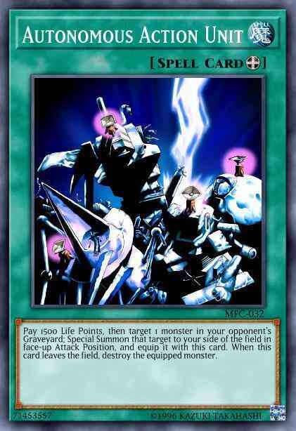 Yu-Gi-Oh! Autonomous Action Unit - BP02-EN140 - Common - Unlimited