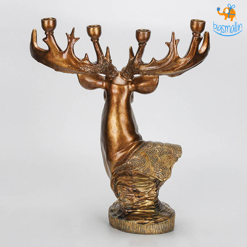 Vinny Y Vintage Reindeer Candle Holder - view 2