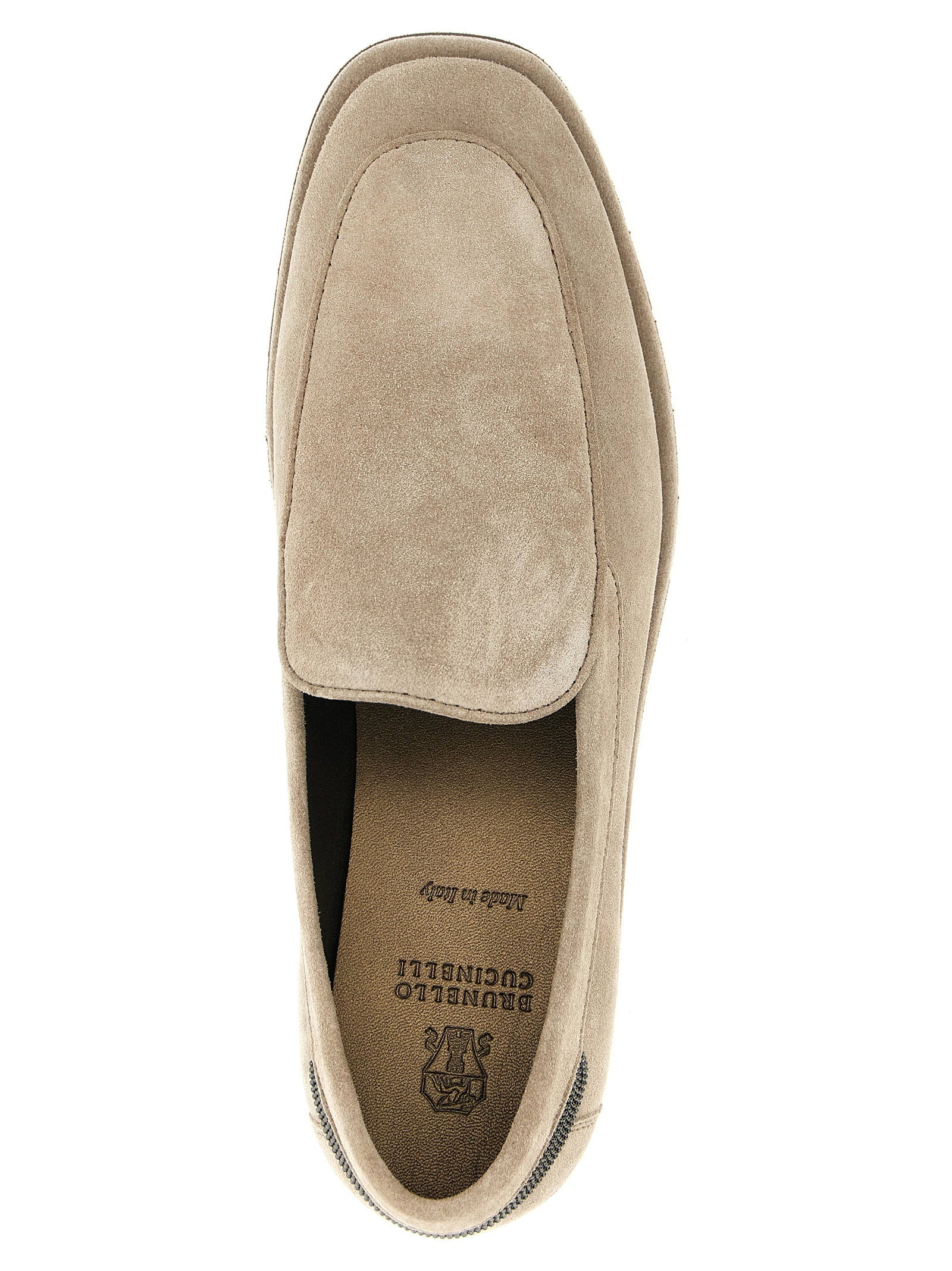 Brunello Cucinelli Monile Suede Loafers - view 4