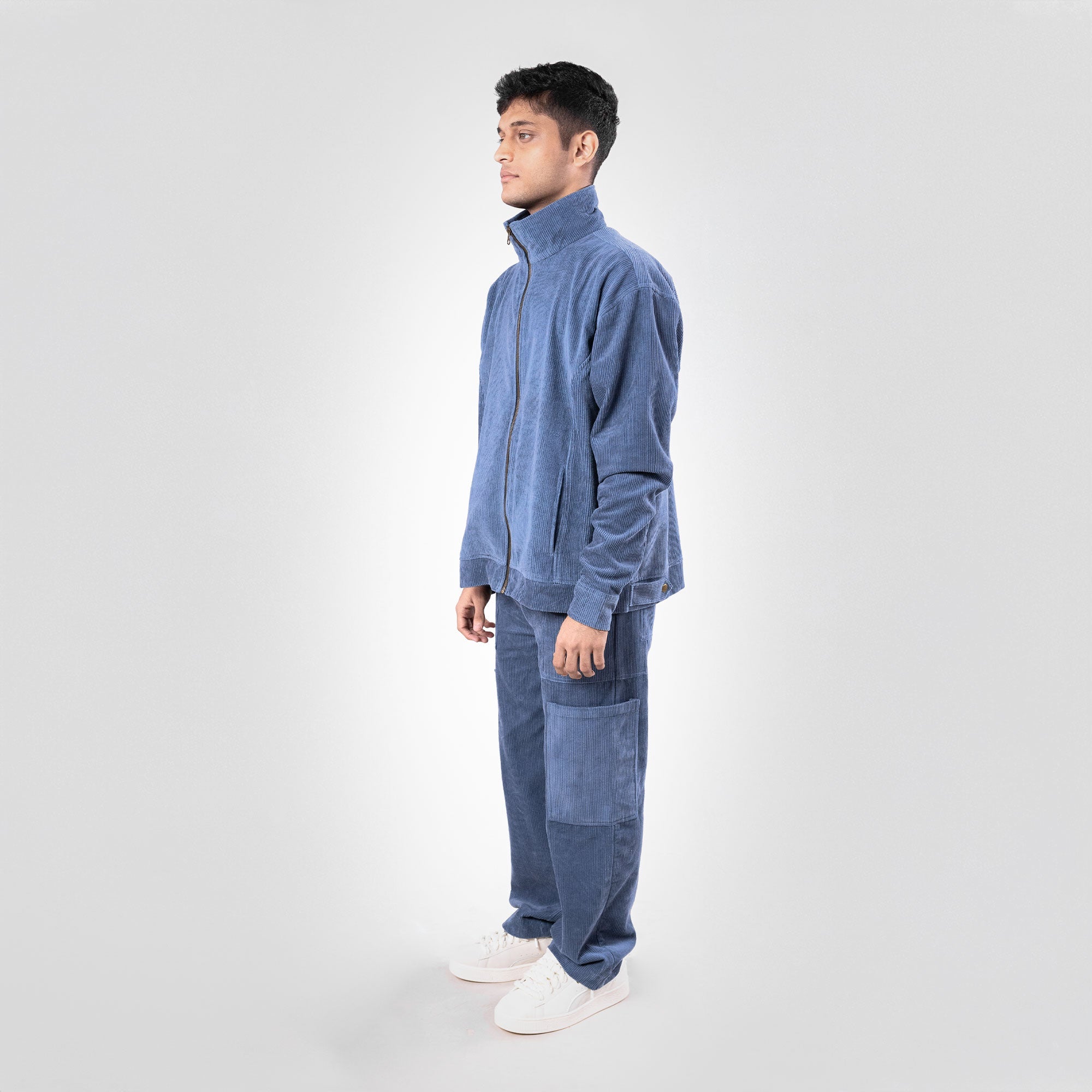Superkicks | Corduroy Jacket { Estate Blue - view 4