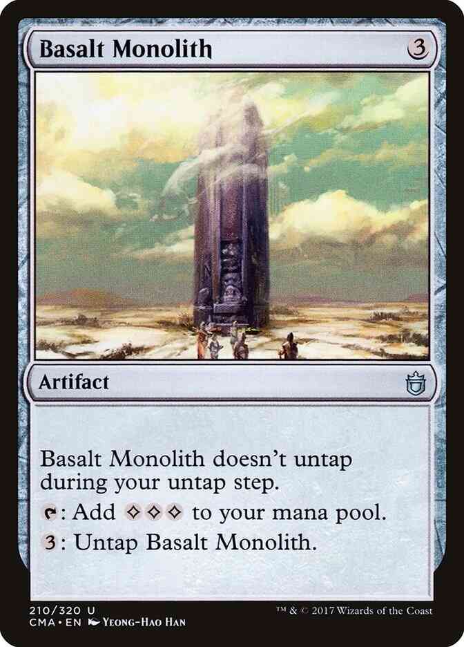 Basalt monolith 210 – Magic Basalt Monolith [210] [Commander Anthology] [Non-Foil]