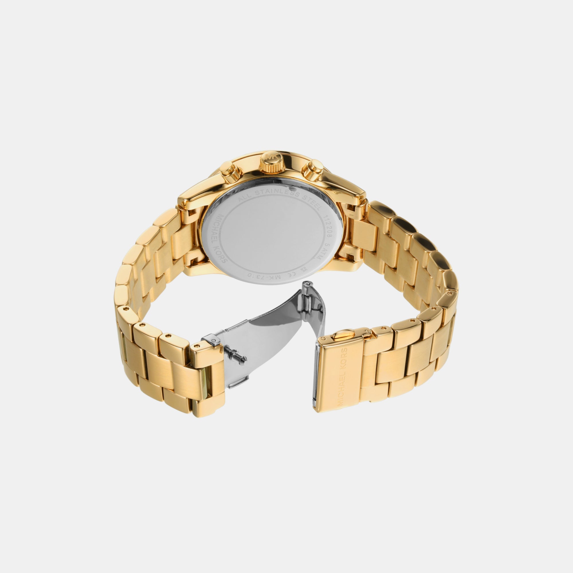 Michael Kors Bryant Women Quartz Gold Dial Chronograph Stainless Steel Watch MK7310 - view 2