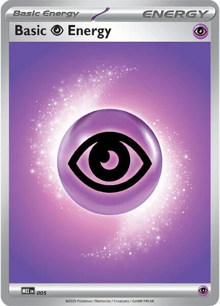 Pokémon Basic Psychic Energy - 005 - Common [mee-005] [Non-Holo]