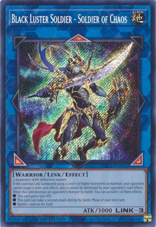 Yu-Gi-Oh! Black Luster Soldier - Soldier of Chaos - BLC1-EN002 - Secret Rare - Limited