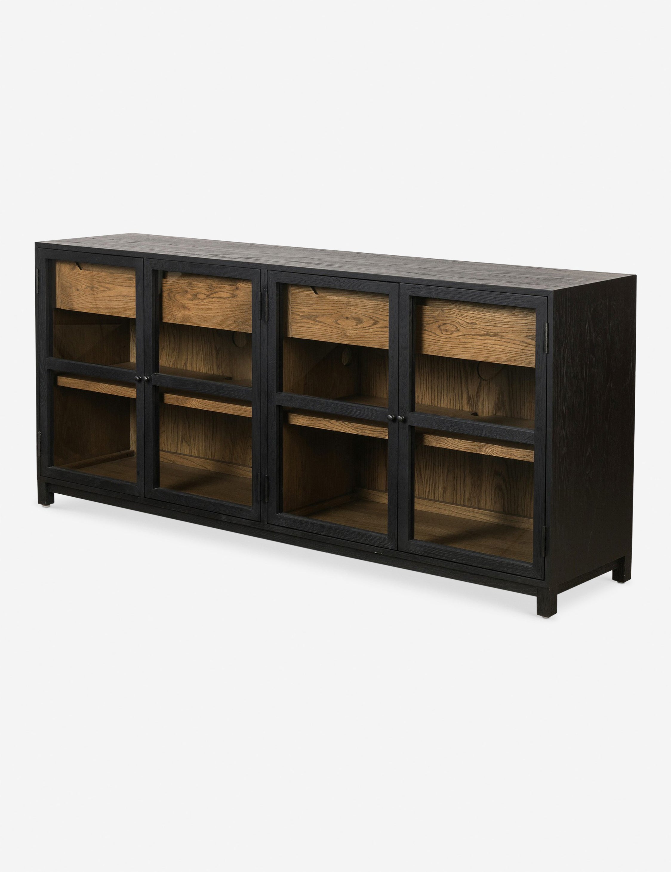 Lulu and Georgia Carly Curio Sideboard – Black