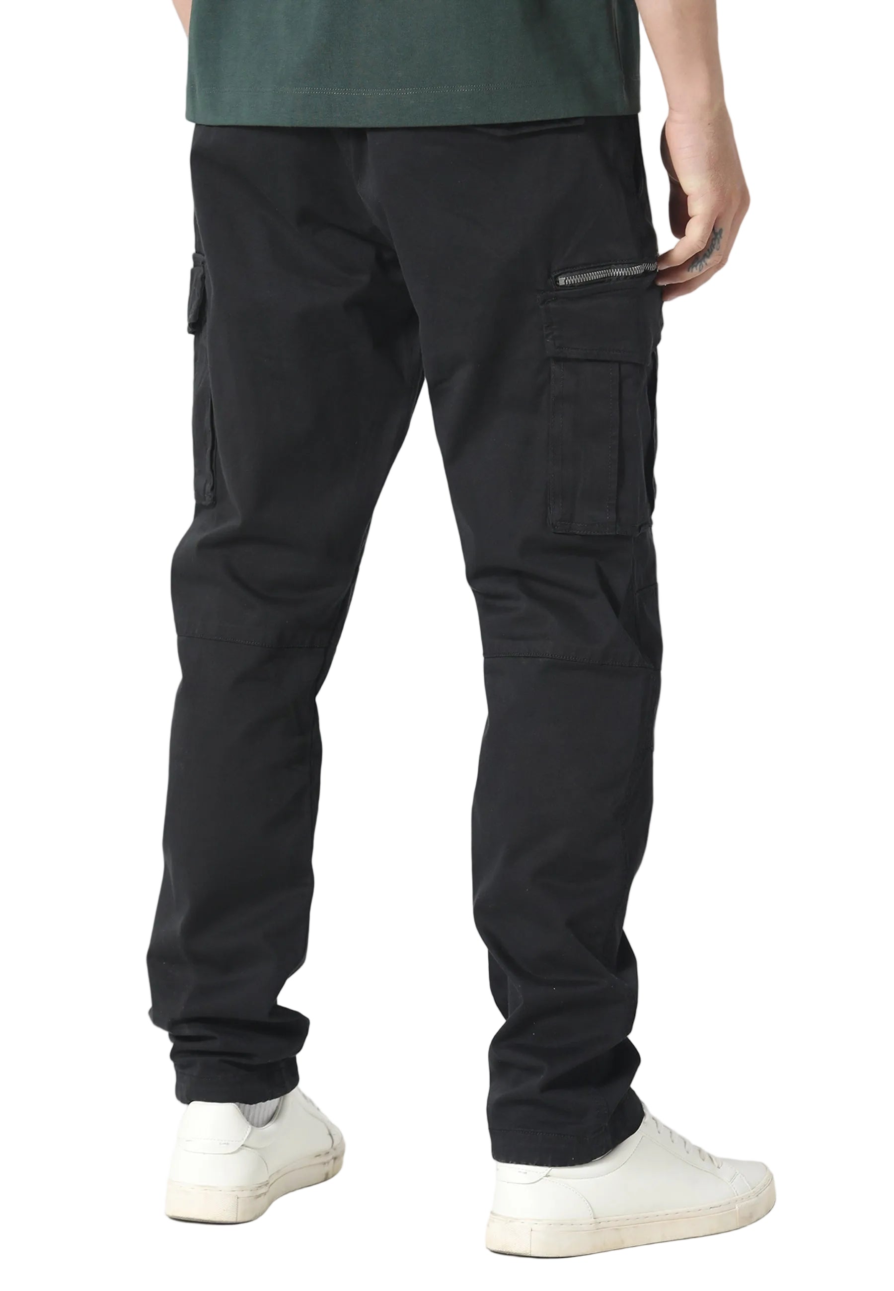 883 Police Newton Black Cargo Pants - view 2