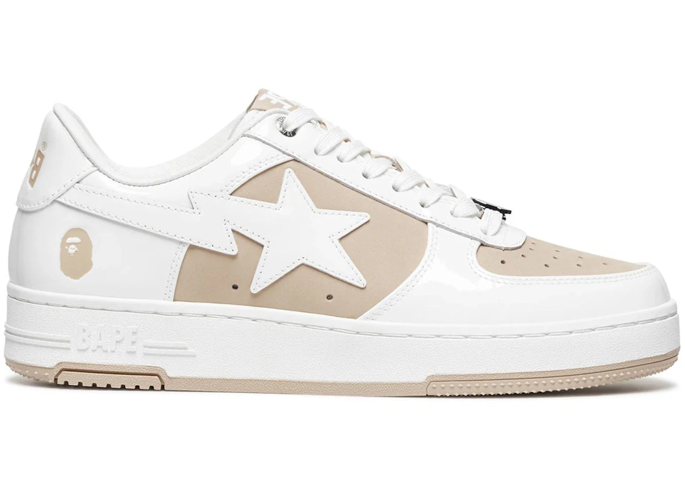 Sta low 6 – A Bathing Ape Bape Sta Low #6 White Beige