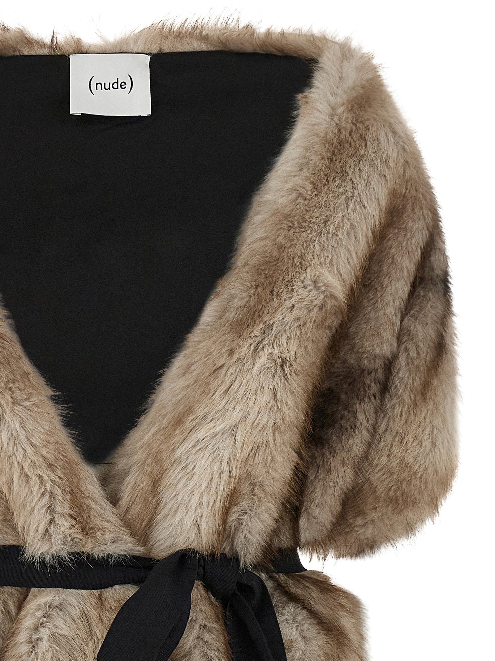 Nude Eco-fur Stole – 100% polyester - view 3