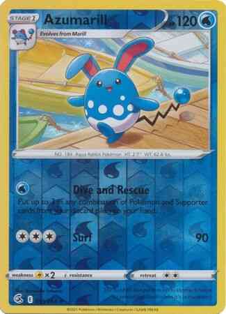 Rare swsh8-059 reverse – Pokémon Azumarill - 059/264 - Rare [SWSH8-059] [Reverse Holo]