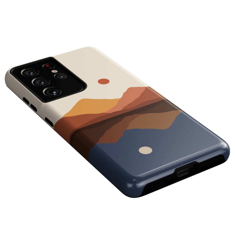 Casetry Opposites Attract | Day & Night Colorblock Mountains Samsung Case - view 14