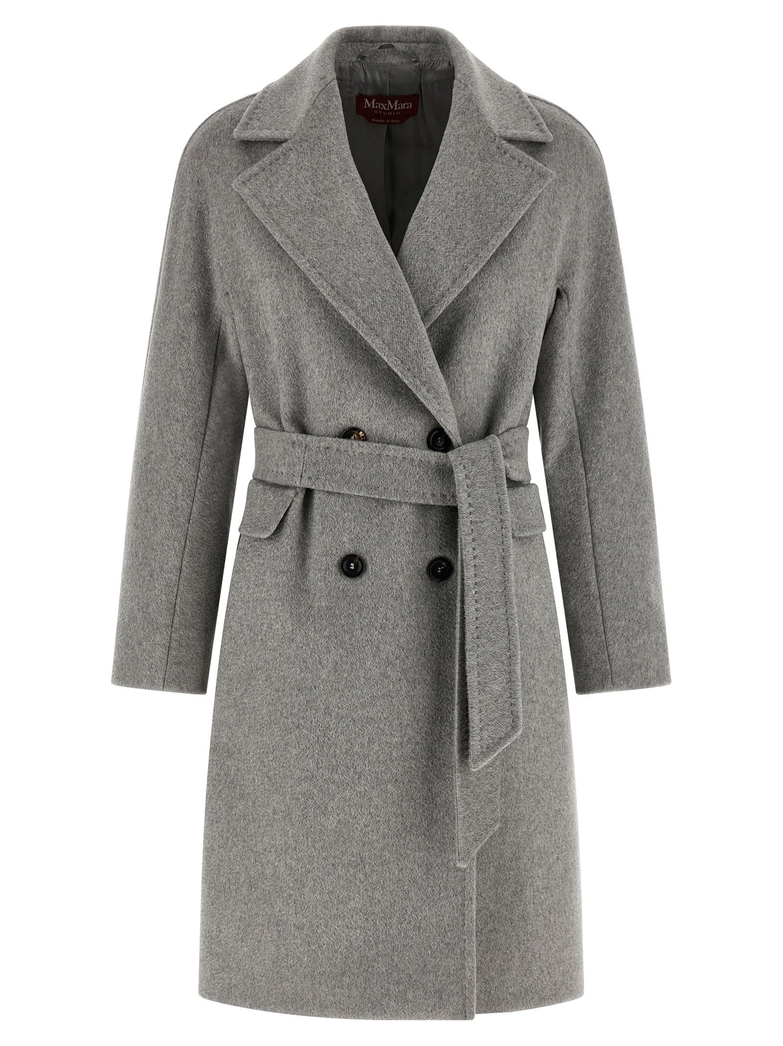 Max Mara Studio Panteon Coat – 40% ws, 30% wp, 30% wv