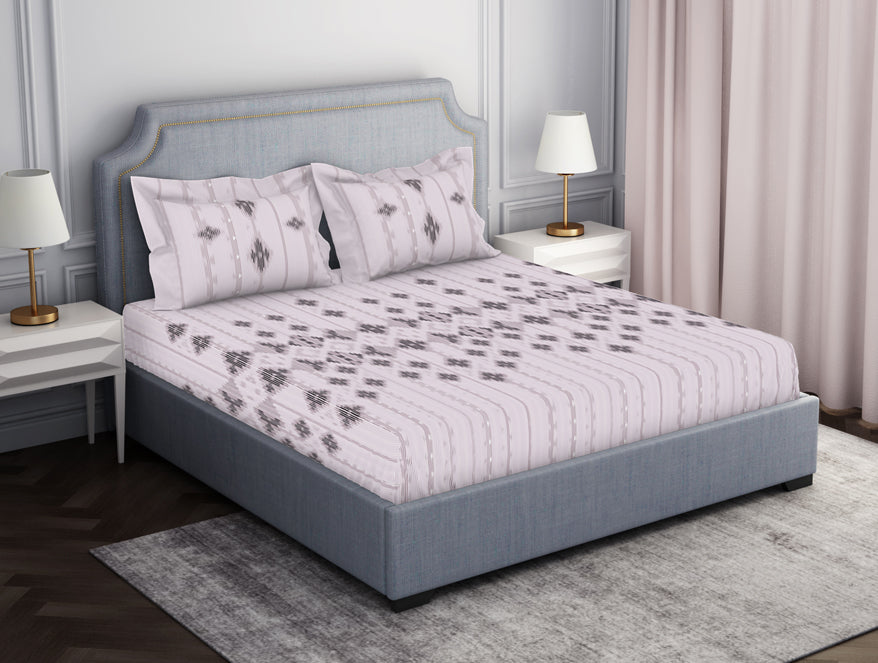 Spaces India Tonalelgence Geometric 100% Cotton Fitted King - Essentials by Spaces - view 9