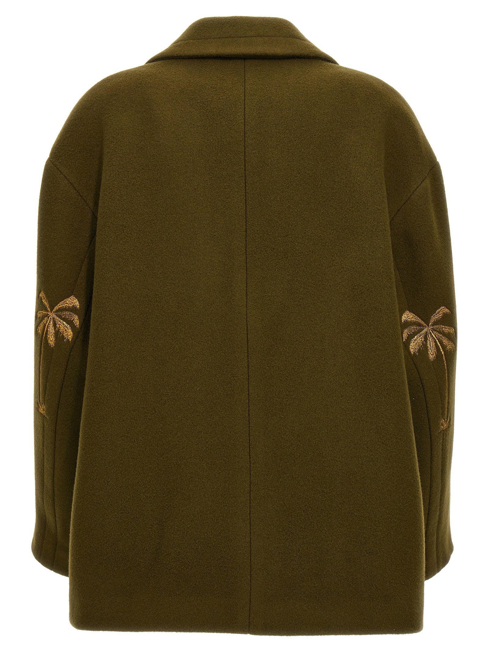 Palm Angels Palm Embroidery Coat - view 2