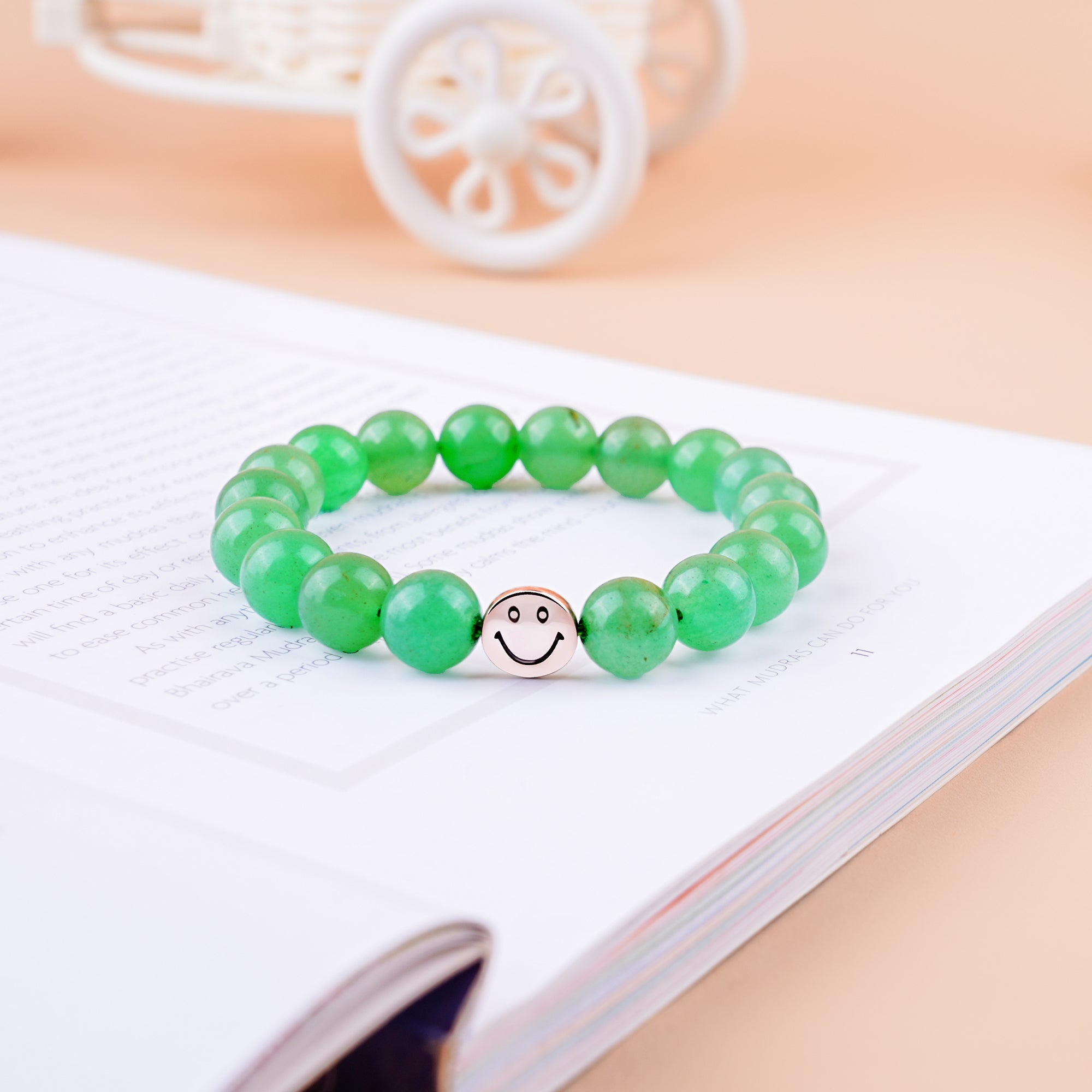 Gemsmantra Smile Bracelet - Green Aventurine