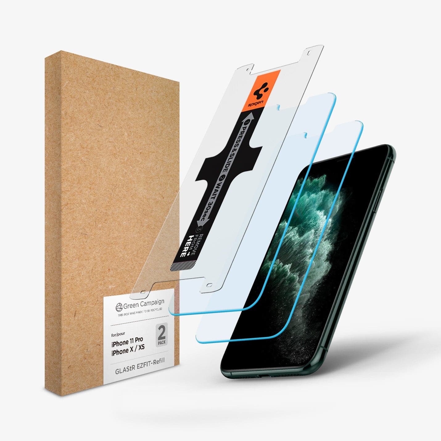 iPhone 11 Series - GLAS.tR EZ Fit Refill – Clear - view 2