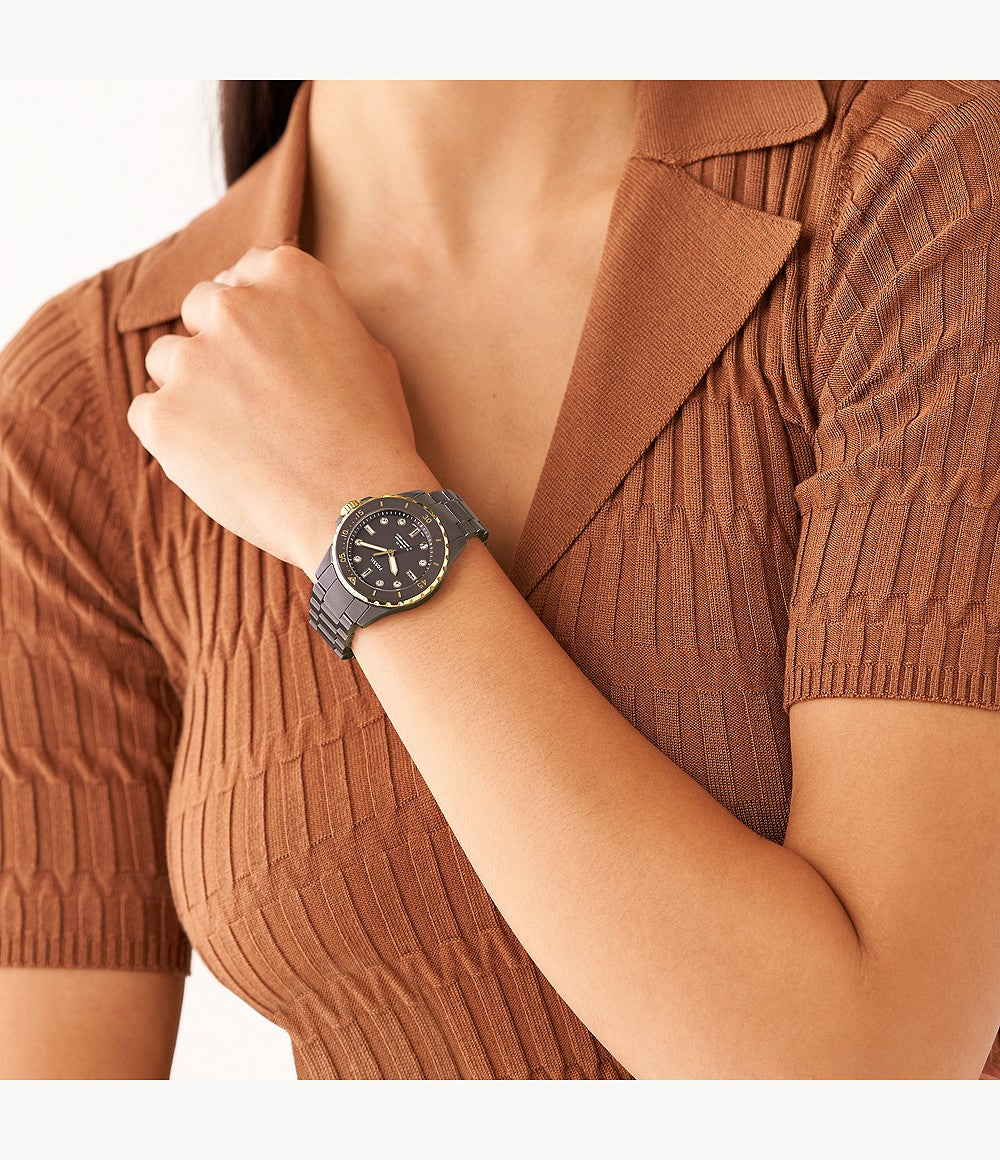 Fossil Fb-01 Brown Dial Women's Watch 36mm - view 3