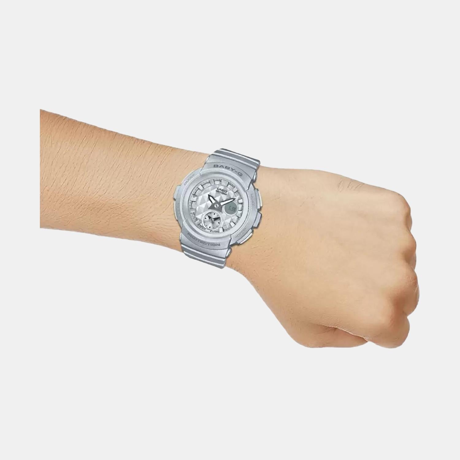 Casio Baby-G Women Quartz Silver Dial Analog-Digital Resin Watch BX077 - view 6
