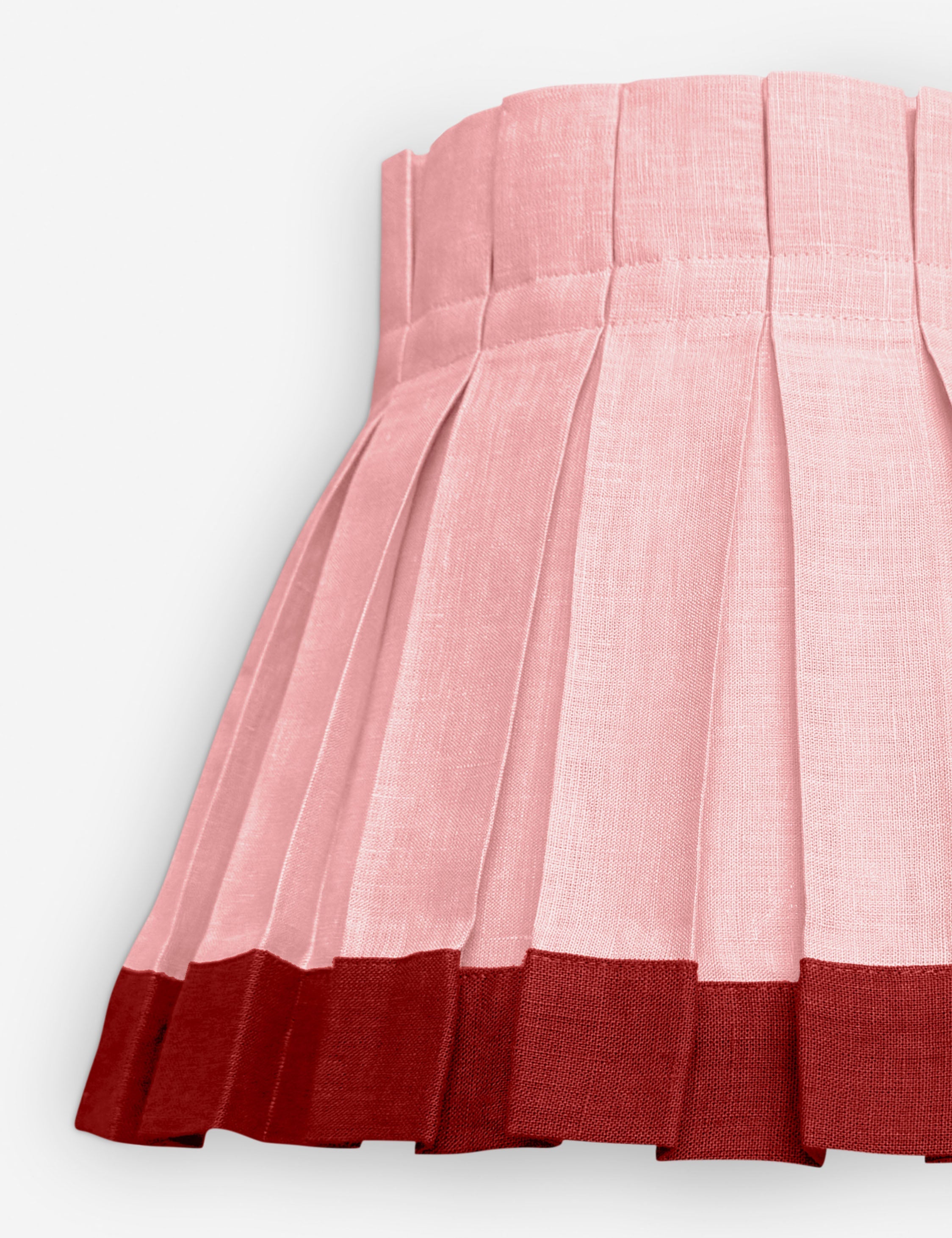 Lulu and Georgia Color Block Classic Box Pleat Lampshade by Cielle Home - view 19