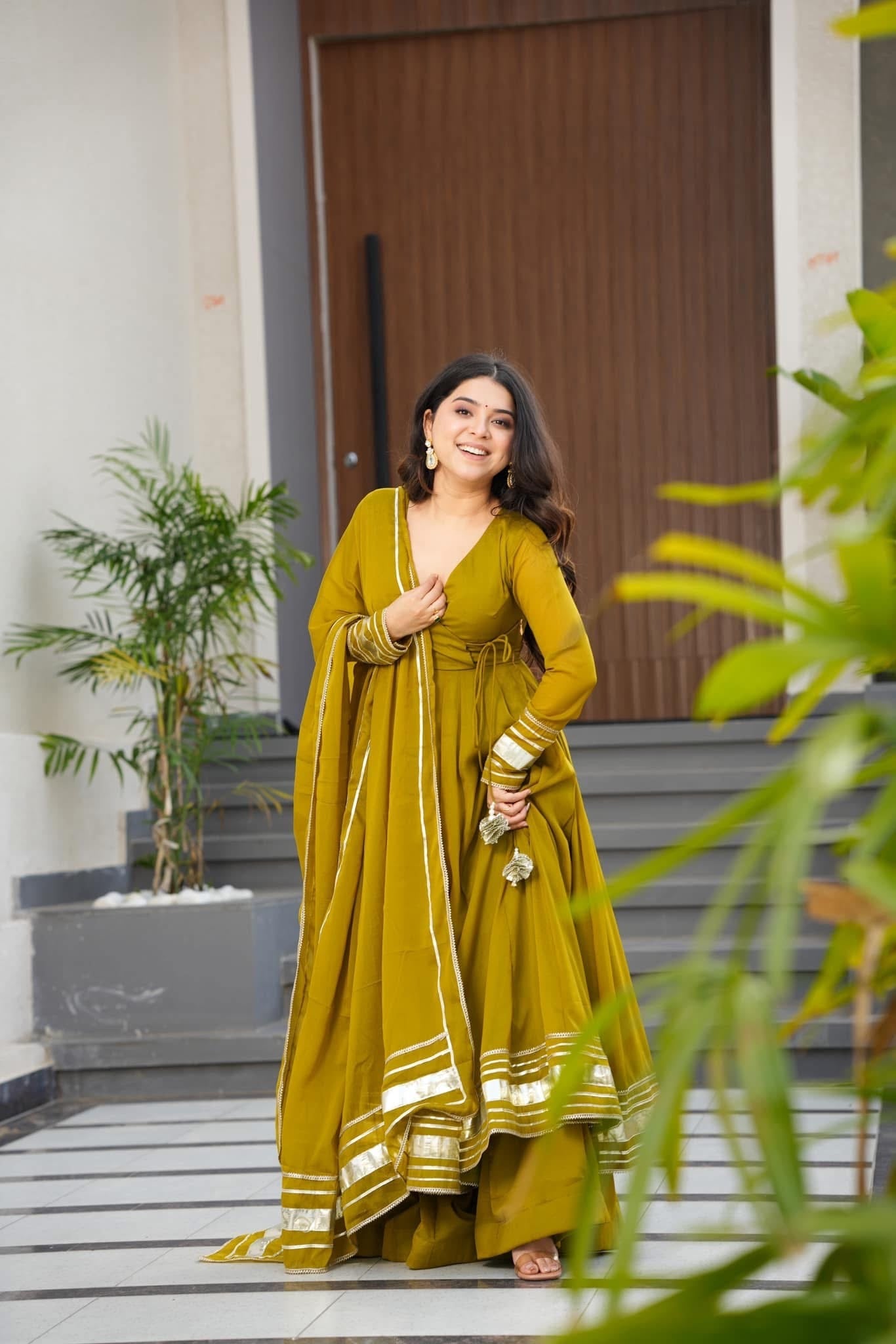 Idaho-o Josephine new georgette suit set