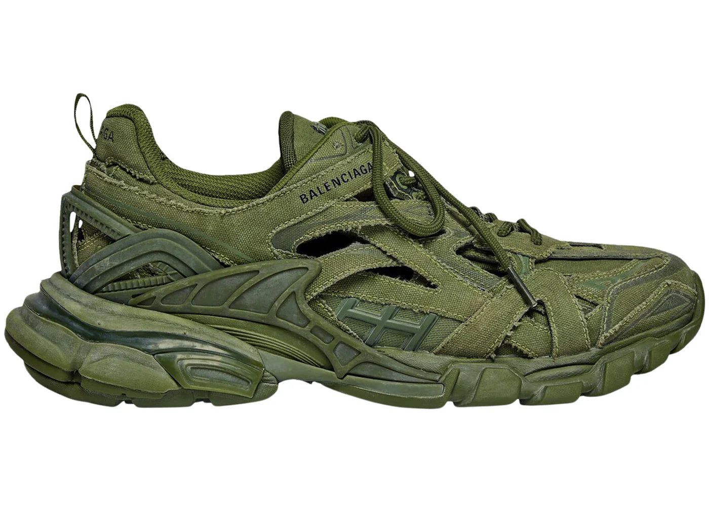 Track 2 kaki – Balenciaga Track.2 Kaki Canvas (Women'S)