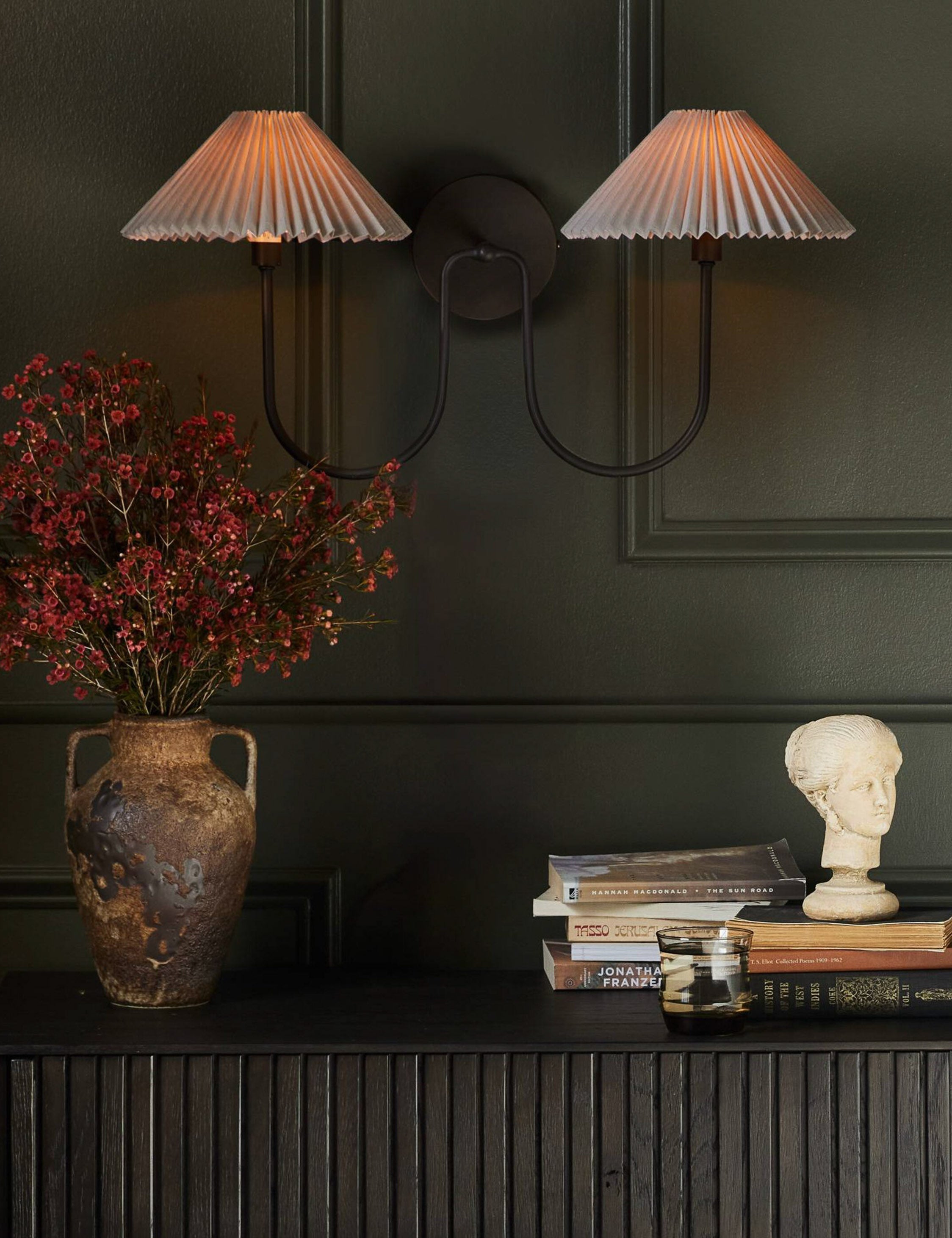 Lulu and Georgia McVea Double Sconce – Antique Bronze - view 2