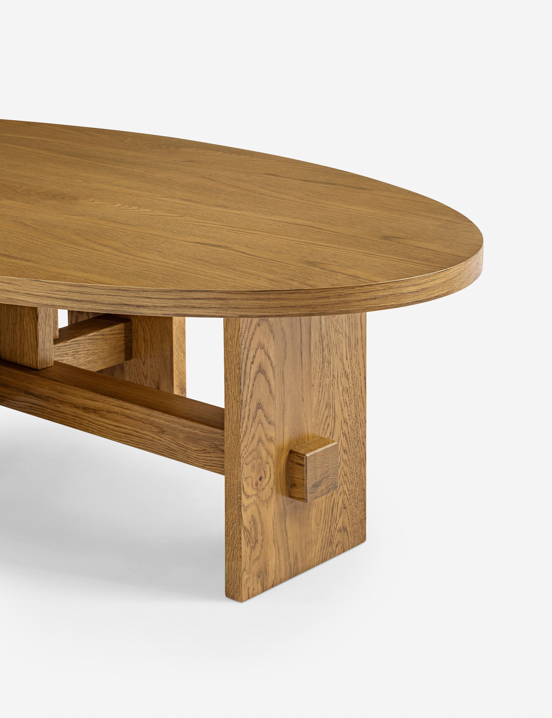 Lulu and Georgia Campos Oval Coffee Table – Natural - view 4