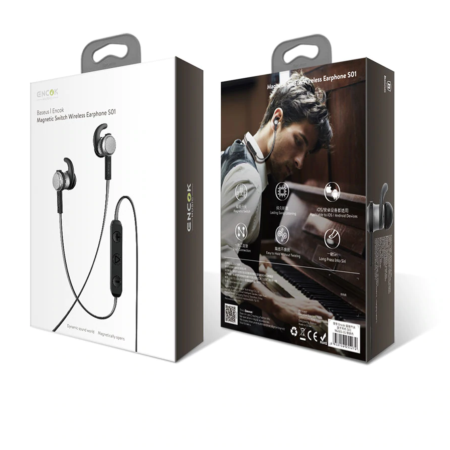 Baseus ® Encok Magnetic Switch Wireless Earphones S01 - view 4