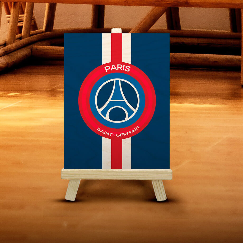 Bigsmall_cc Paris Saint- Germain Pine Easel Stand - view 2